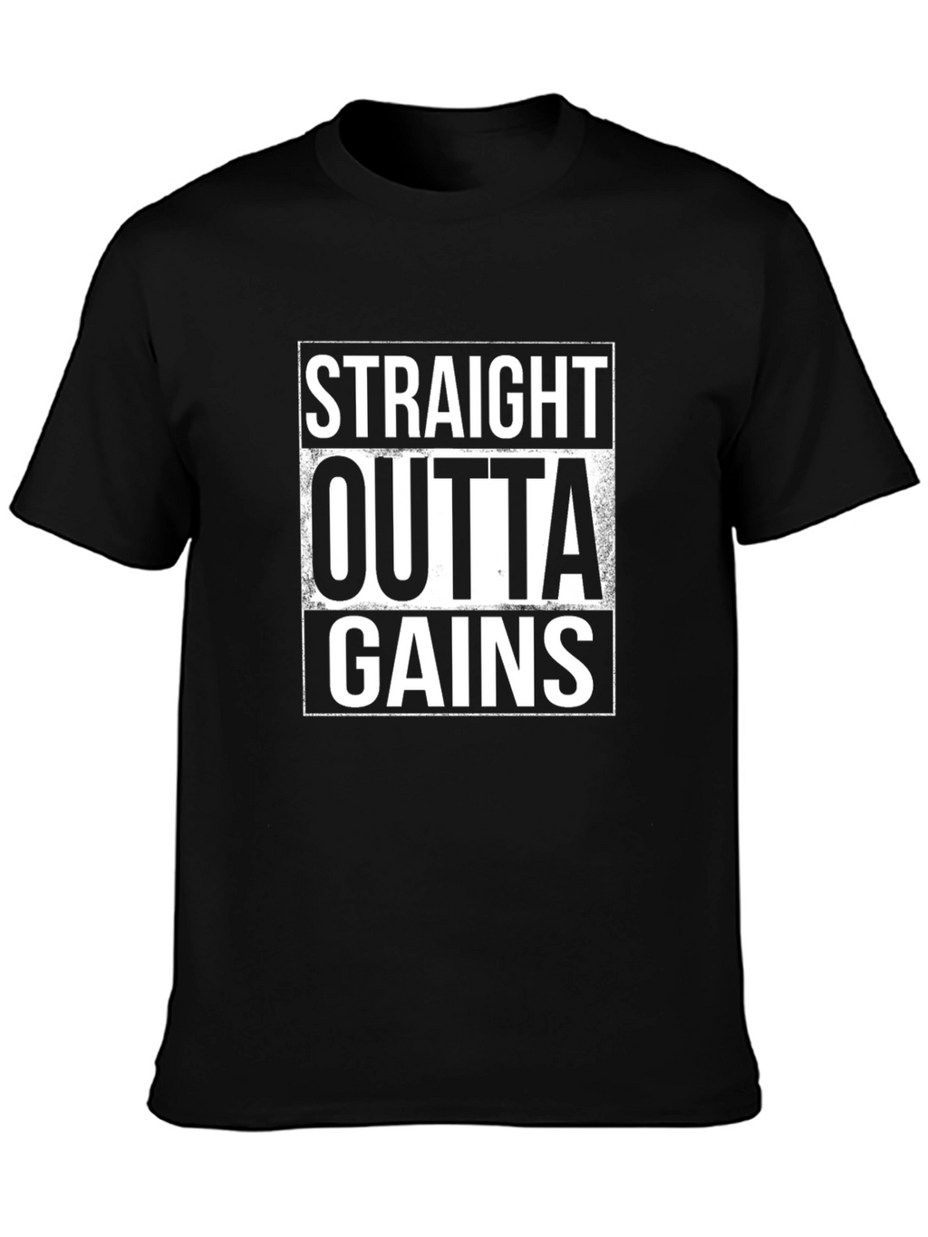 Straight Outta Gains Graphic T-Shirt