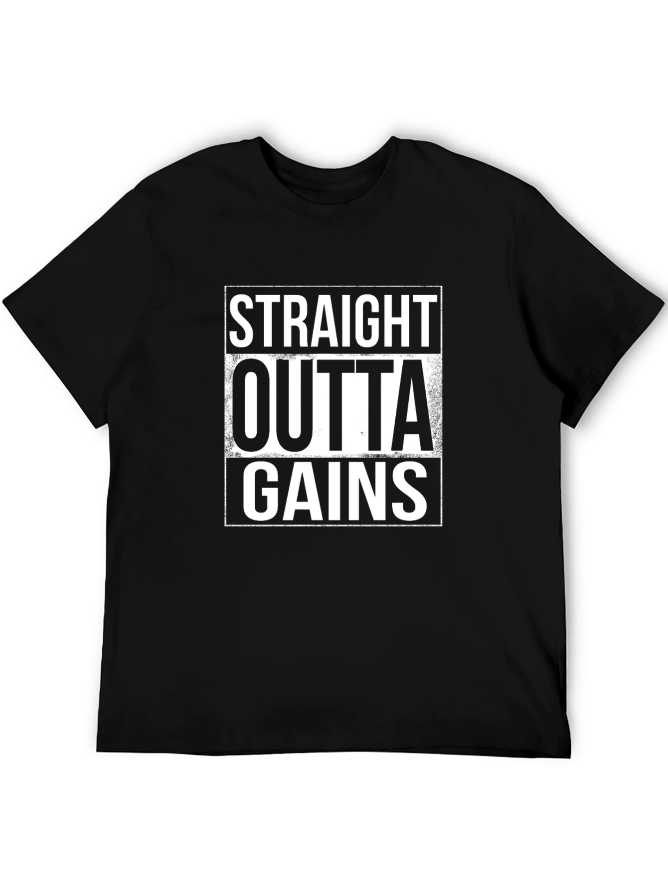 Straight Outta Gains Graphic T-Shirt