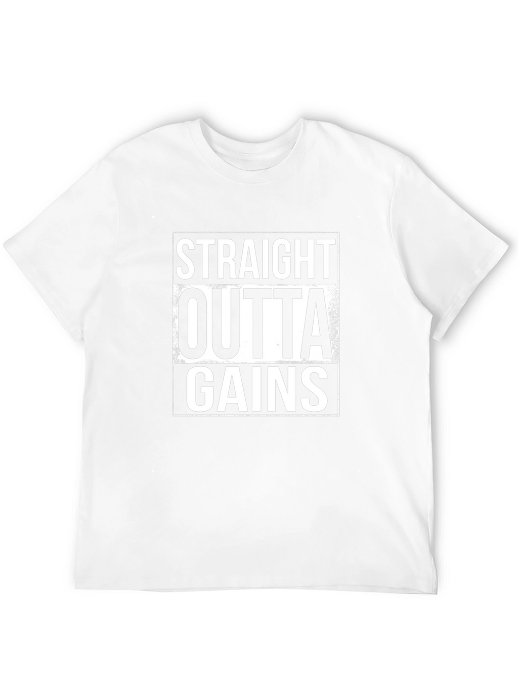 Straight Outta Gains Graphic T-Shirt