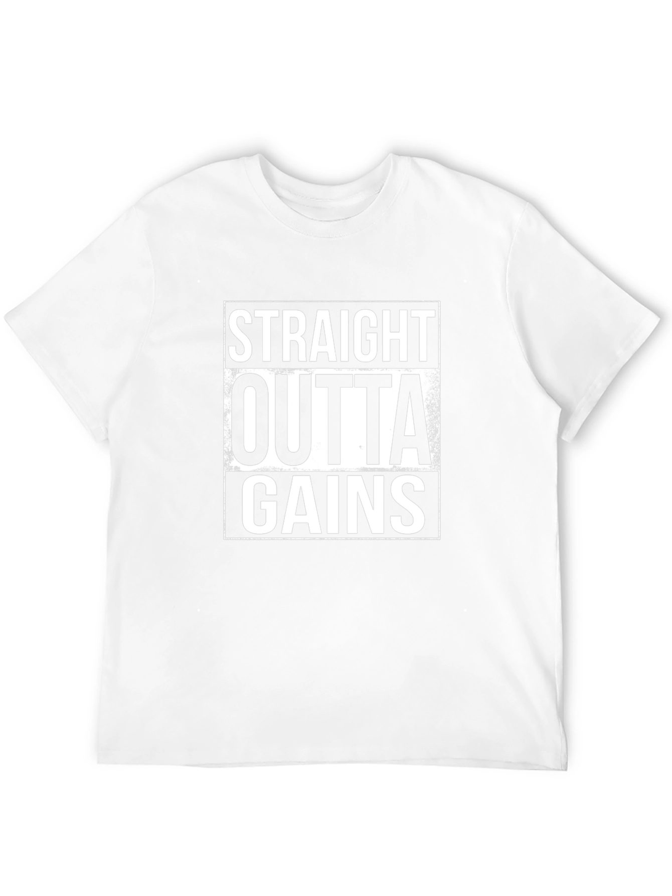 Straight Outta Gains Graphic T-Shirt