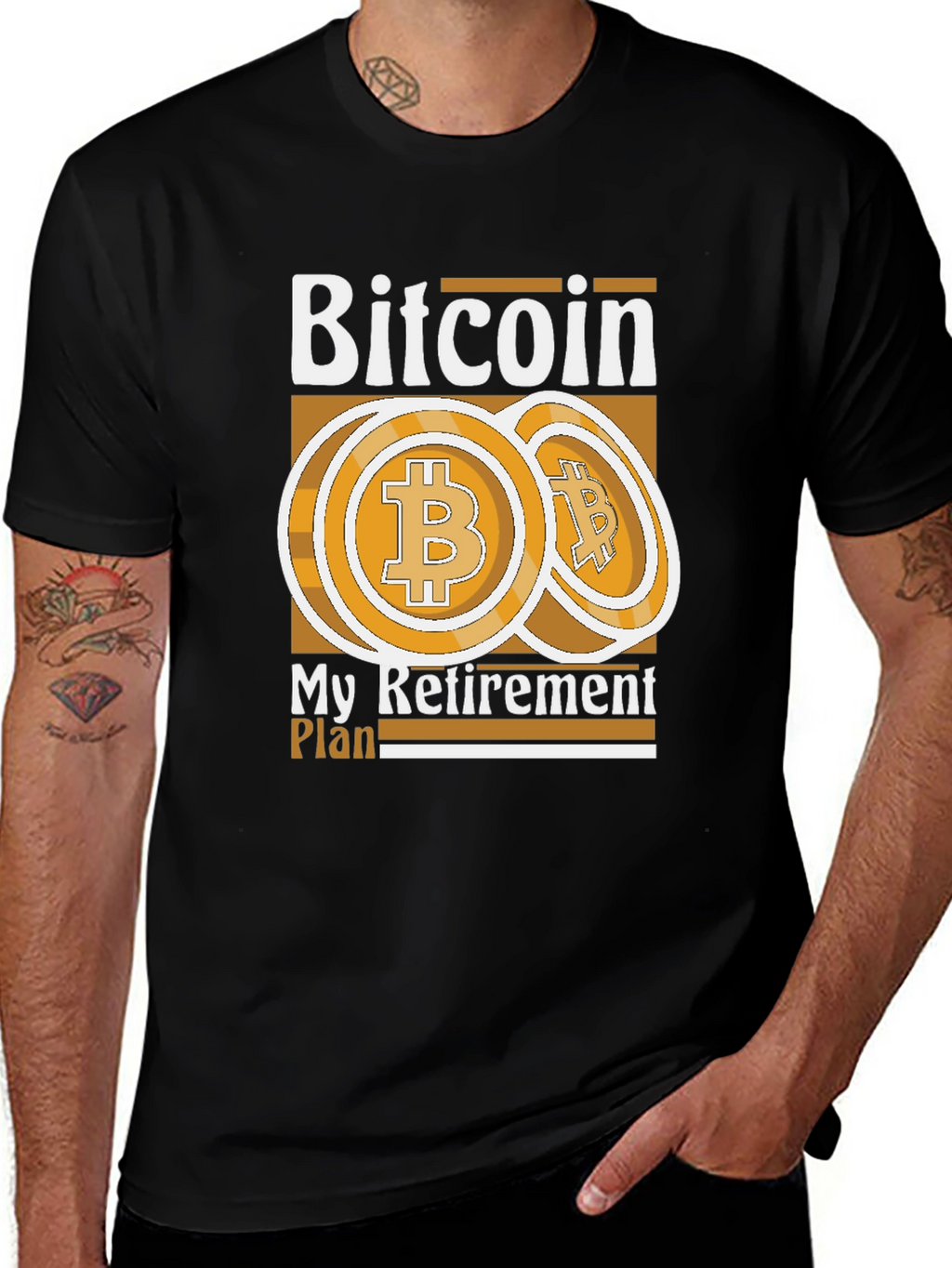 Bitcoin Retirement Plan Graphic Tee