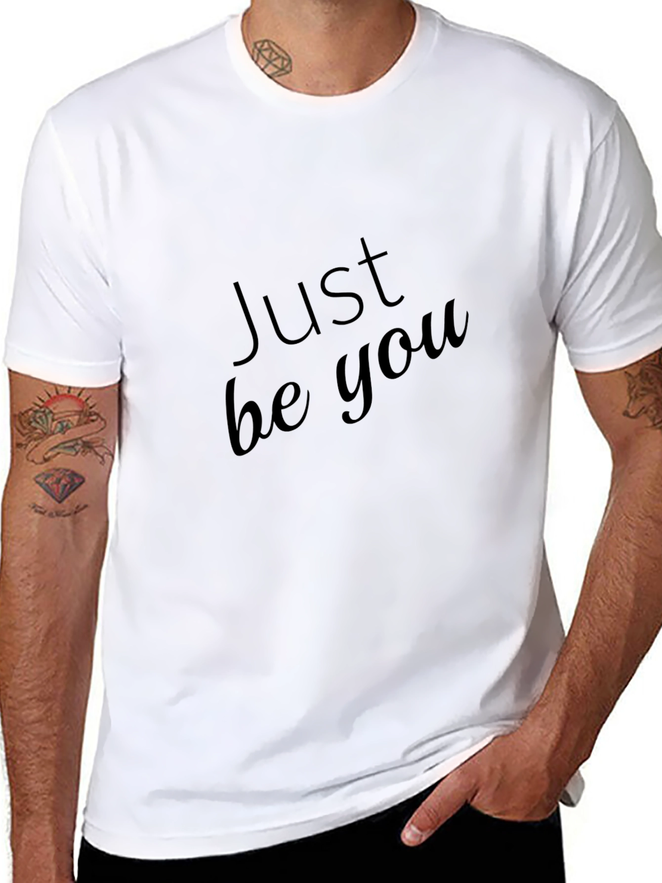 Just Be You Black T-Shirt