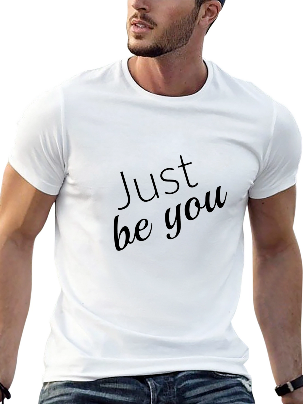 Just Be You Black T-Shirt