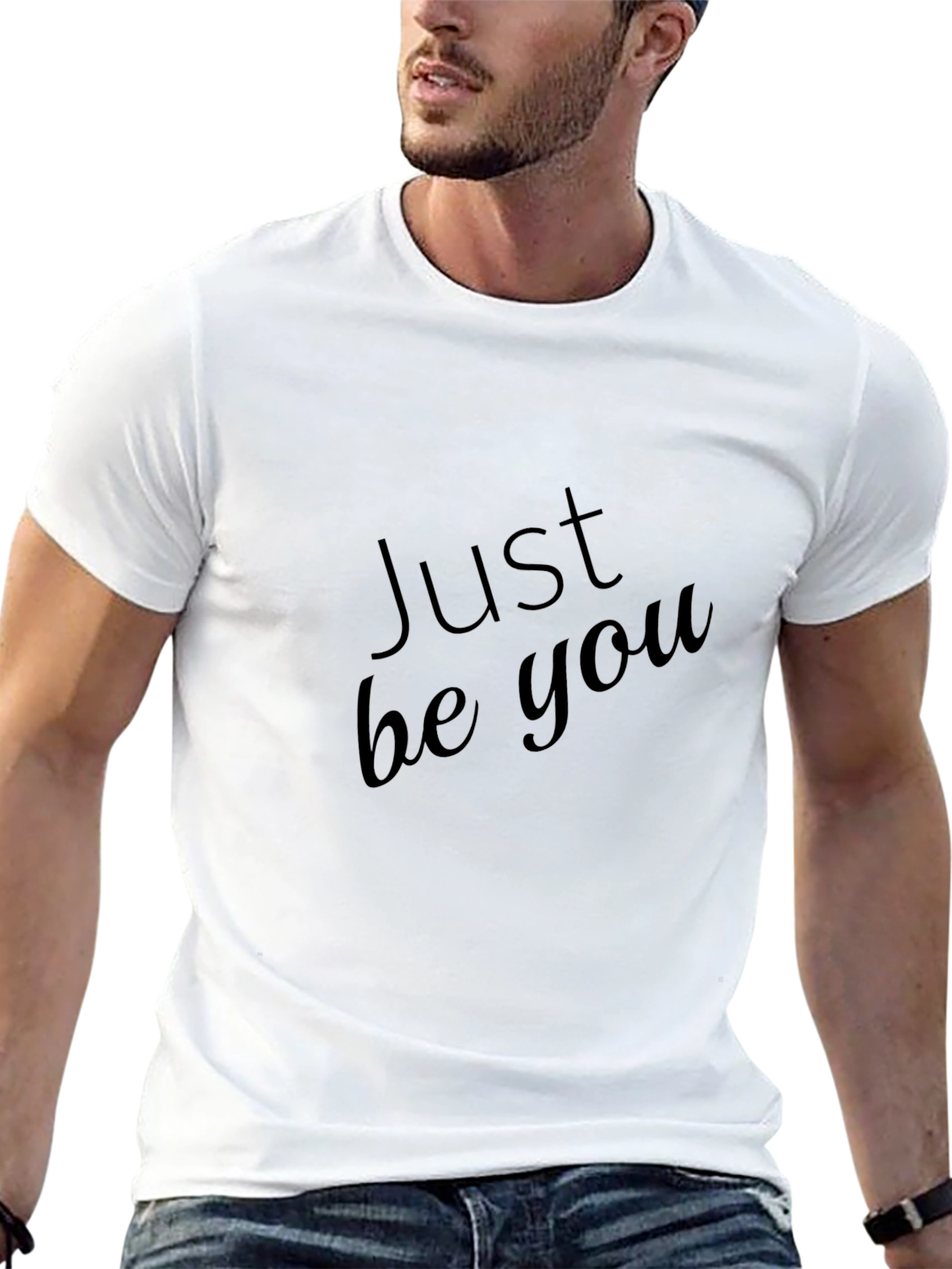 Just Be You Black T-Shirt