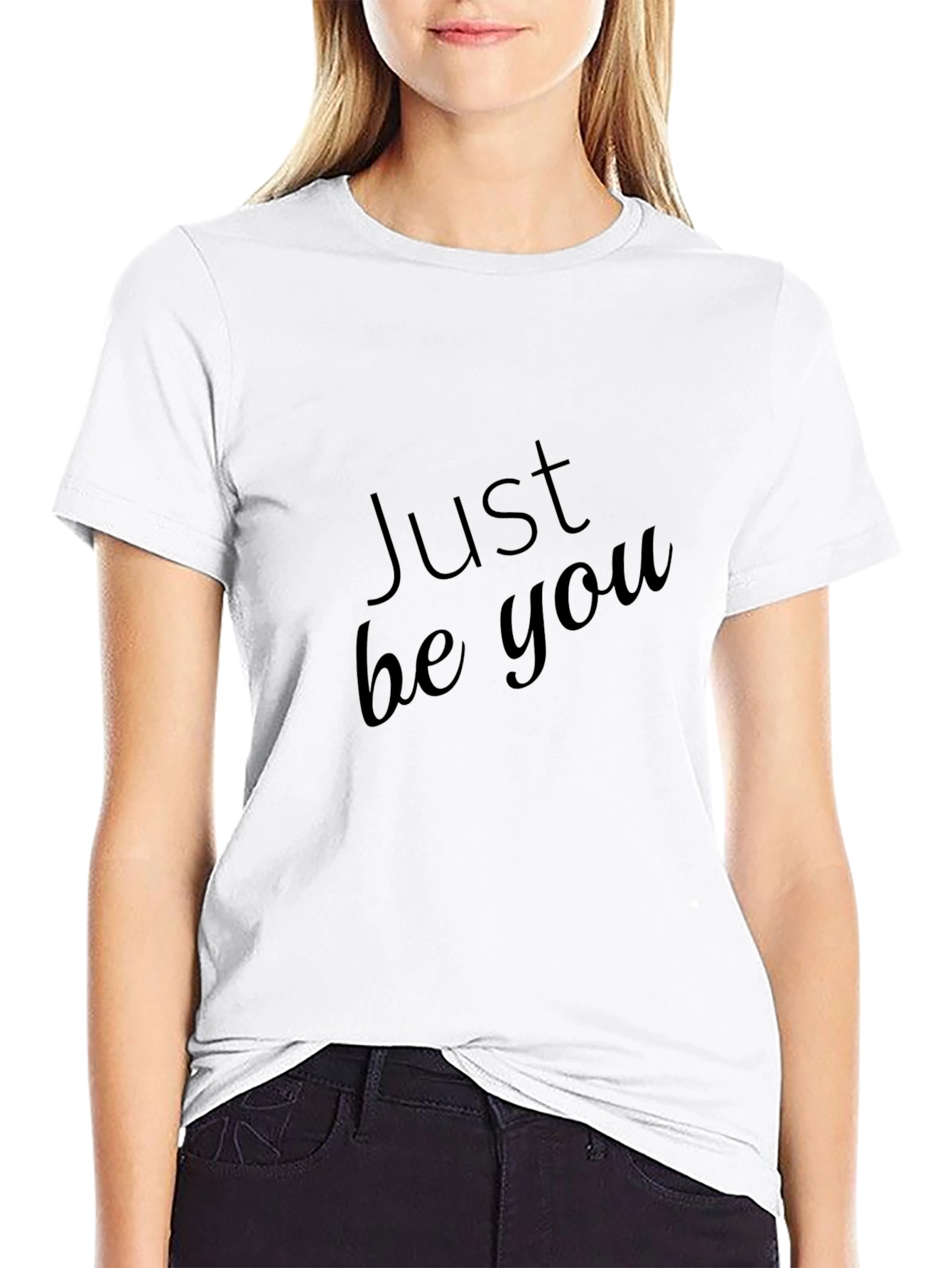 Just Be You Black T-Shirt