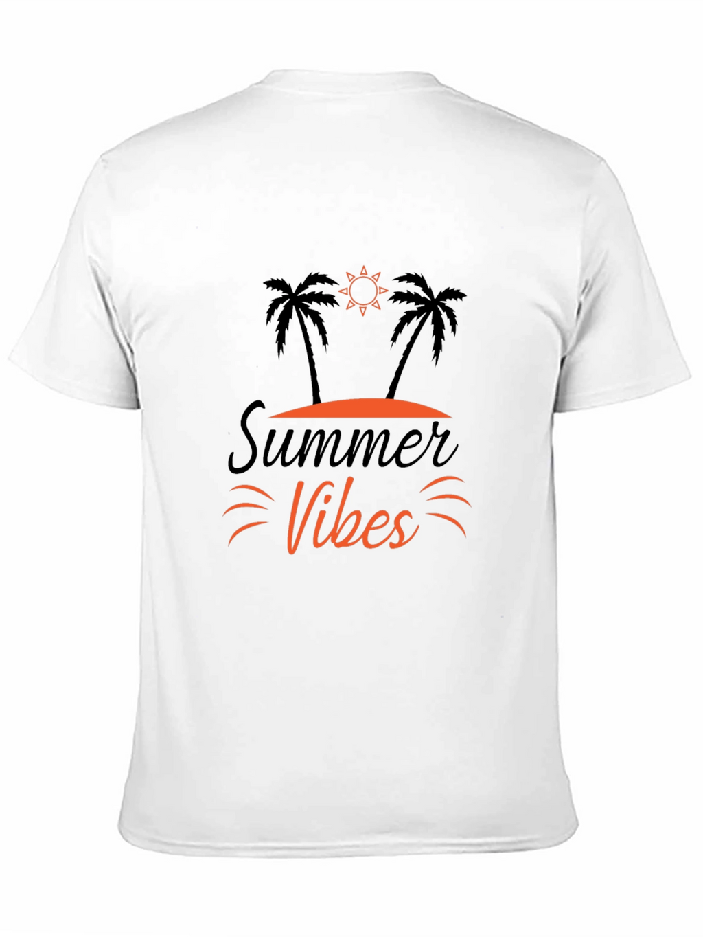 Summer Vibes Graphic Tee - Black