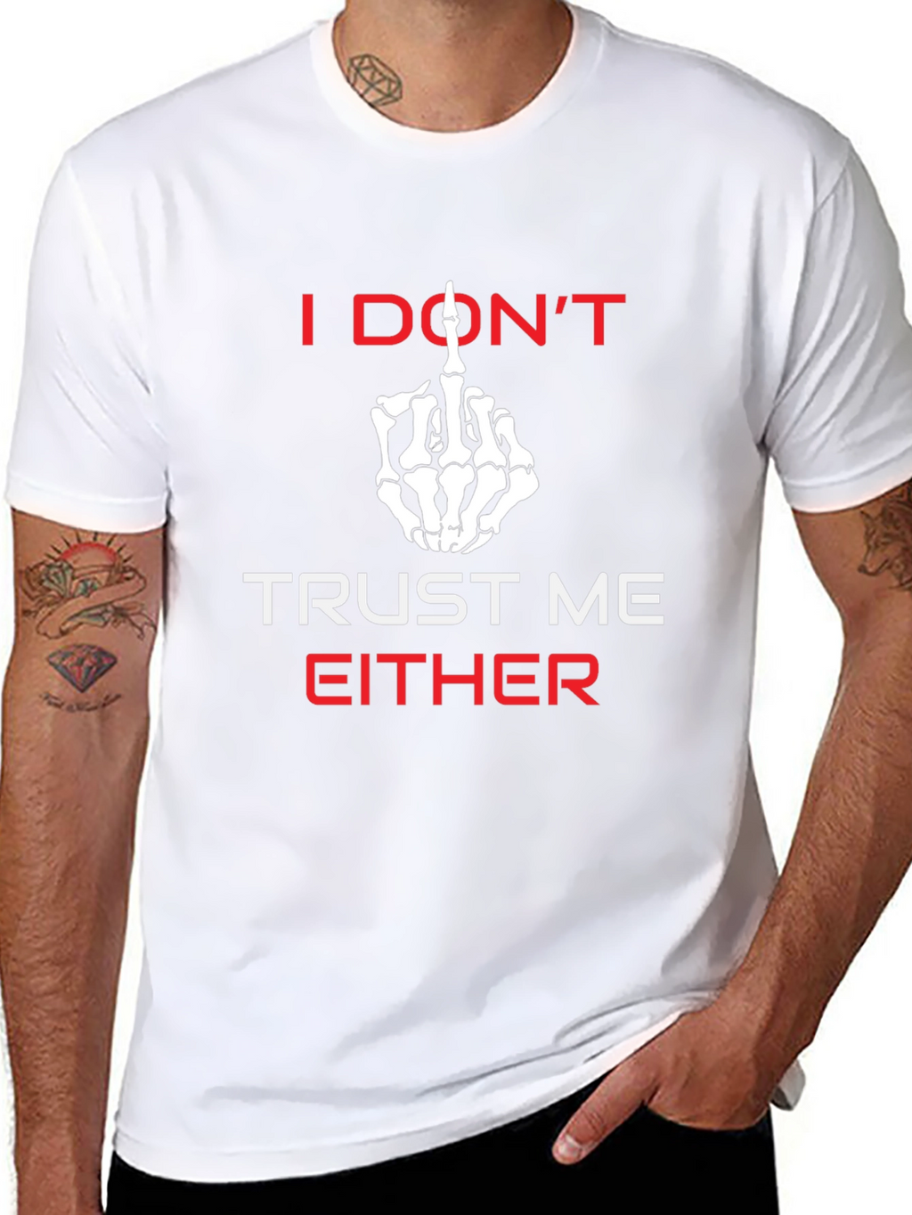 I Dont Trust Me Either Graphic Tee