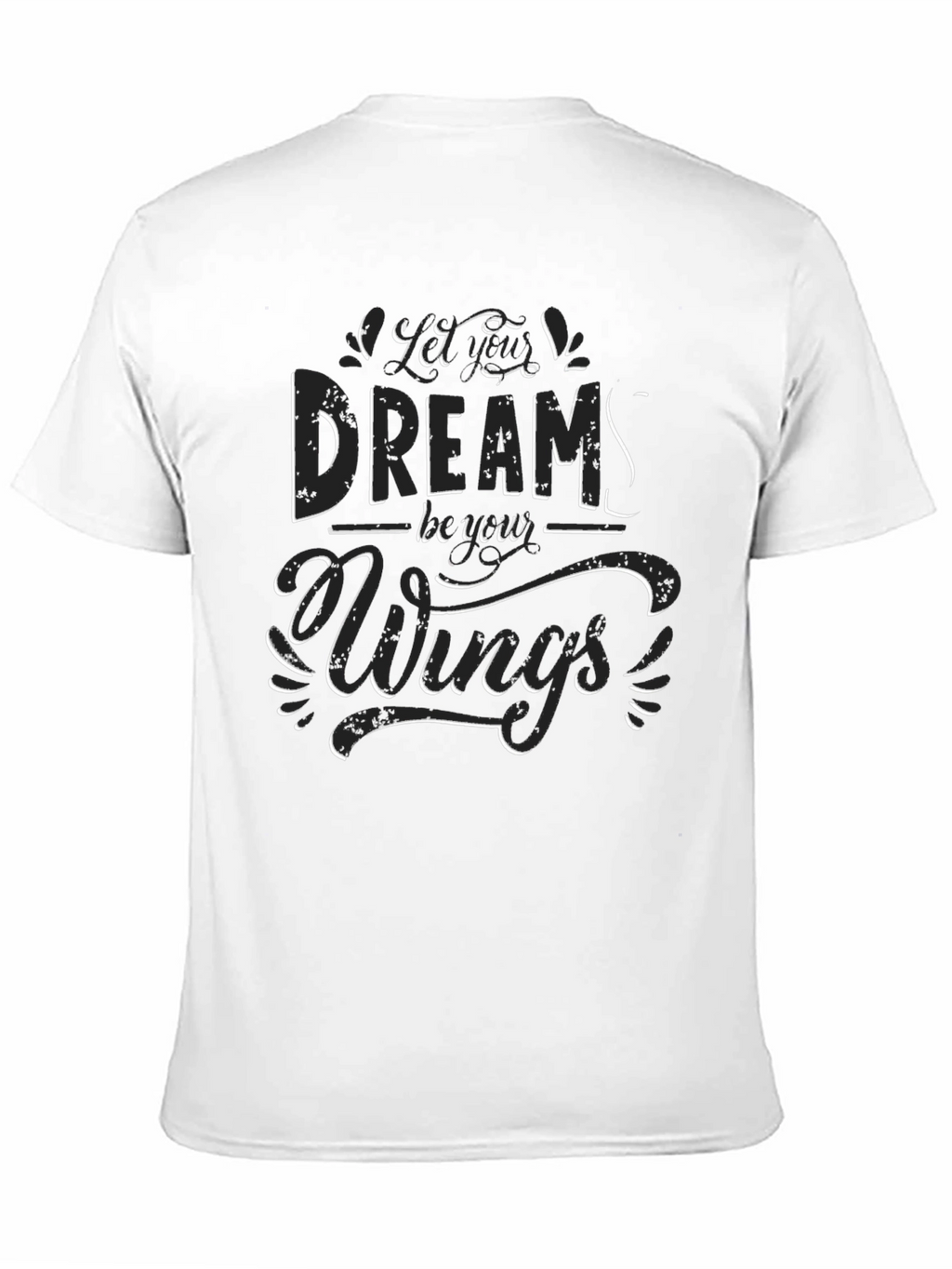 Dreams Have Wings Graphic Tee - Black