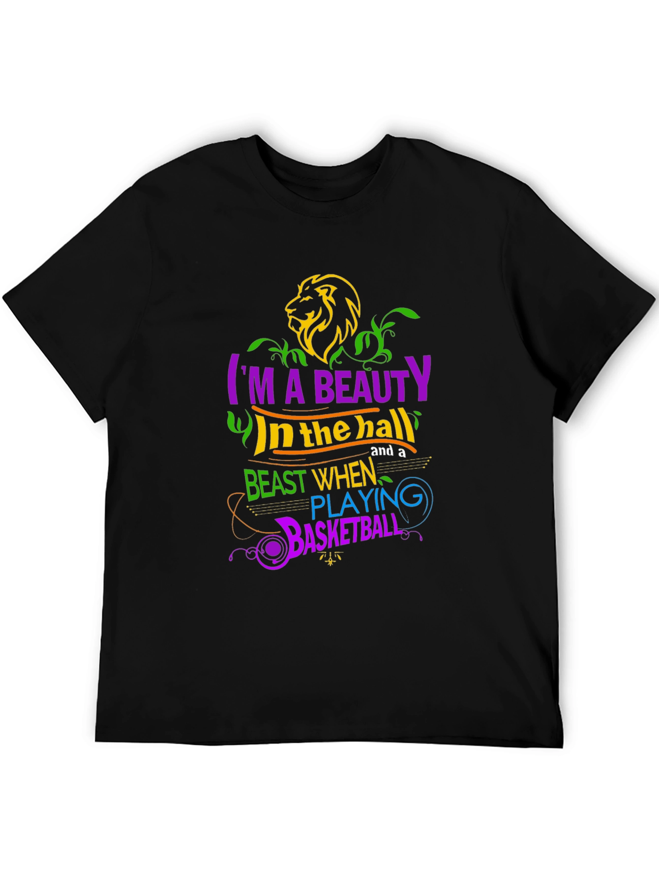 Beauty & Beast Basketball Graphic Tee