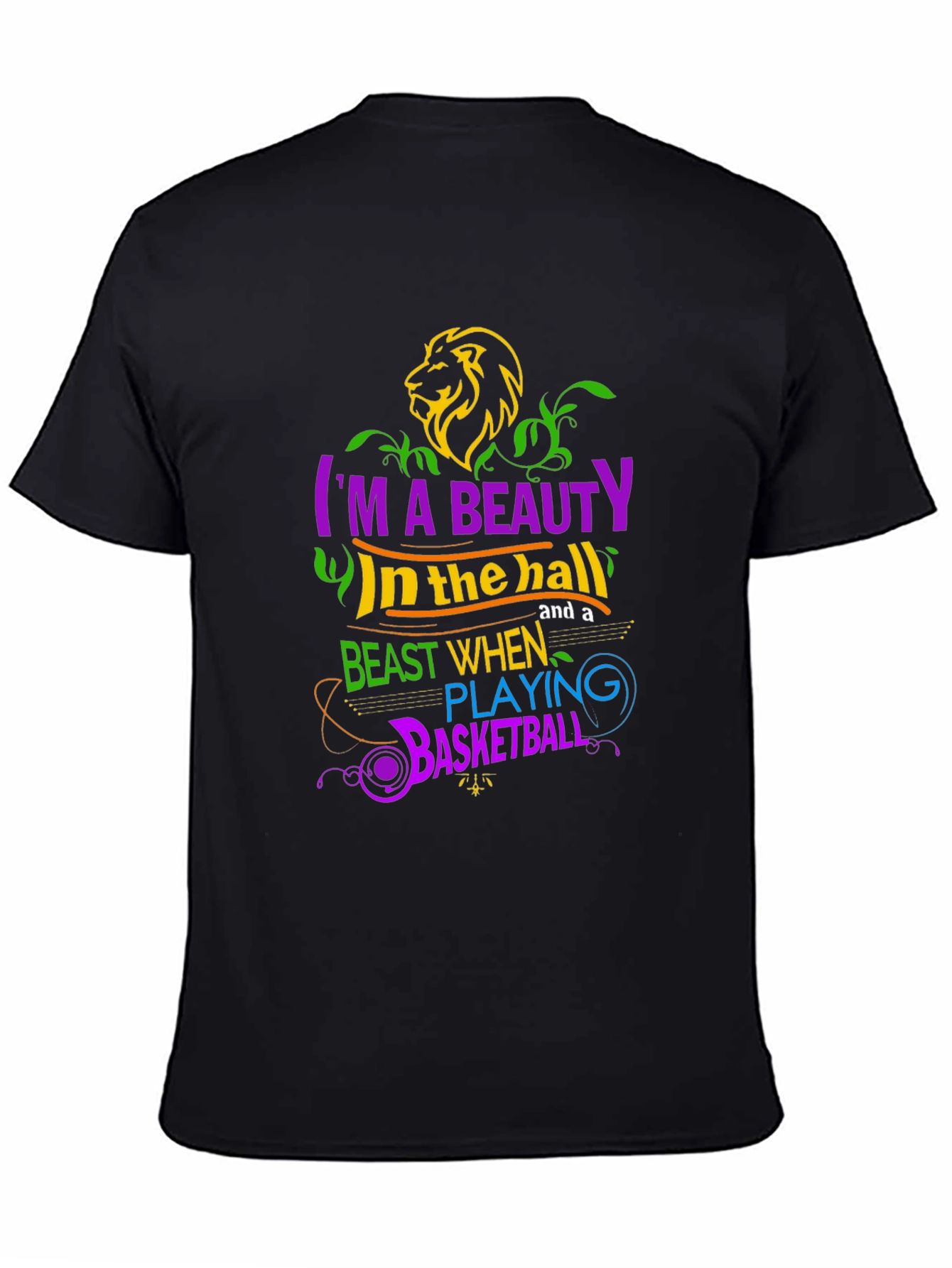 Beauty & Beast Basketball Graphic Tee