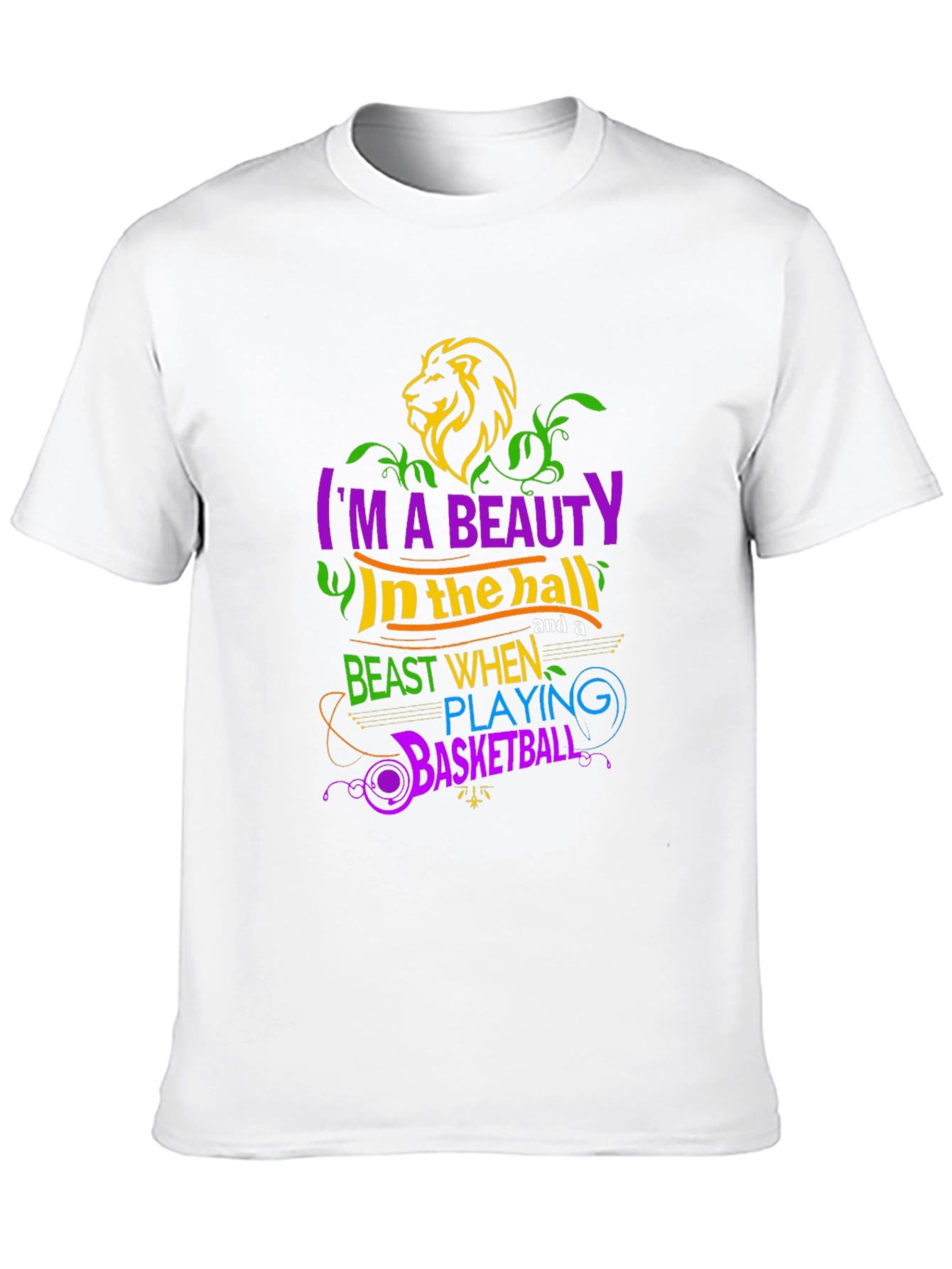 Beauty & Beast Basketball Graphic Tee