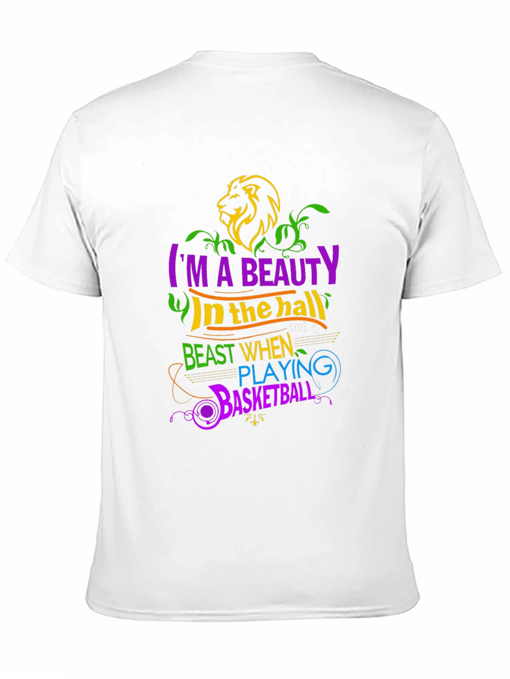 Beauty & Beast Basketball Graphic Tee