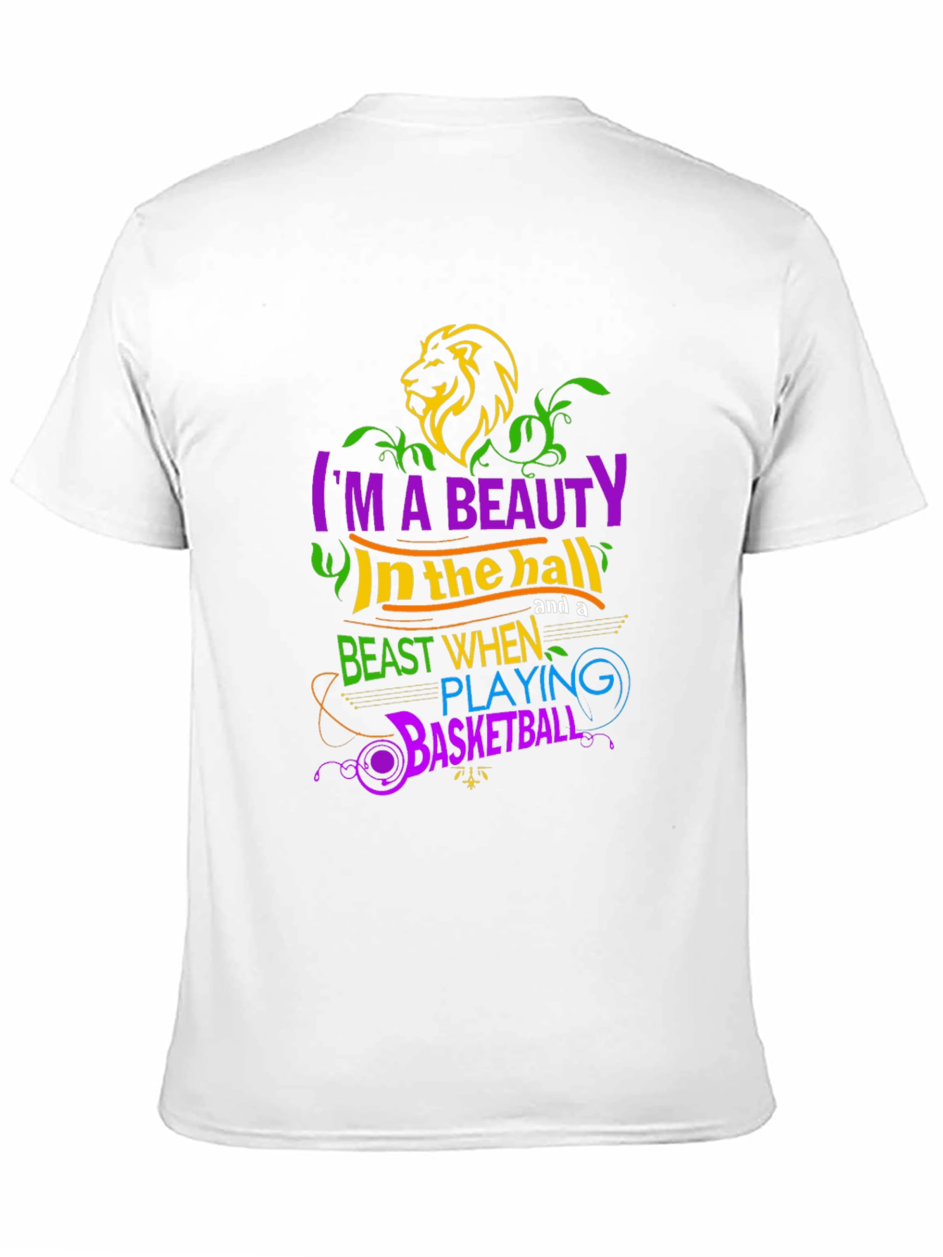 Beauty & Beast Basketball Graphic Tee