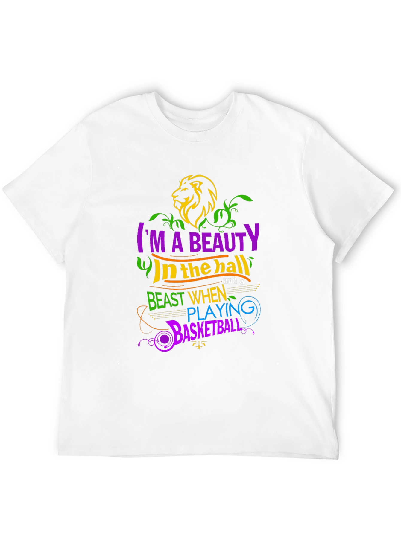 Beauty & Beast Basketball Graphic Tee