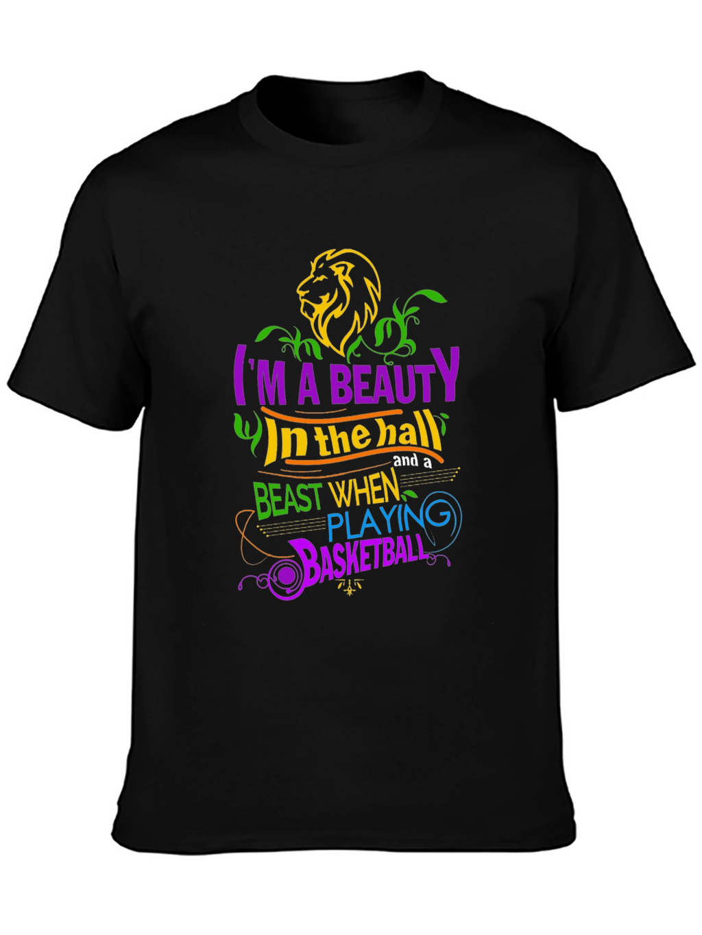 Beauty & Beast Basketball Graphic Tee