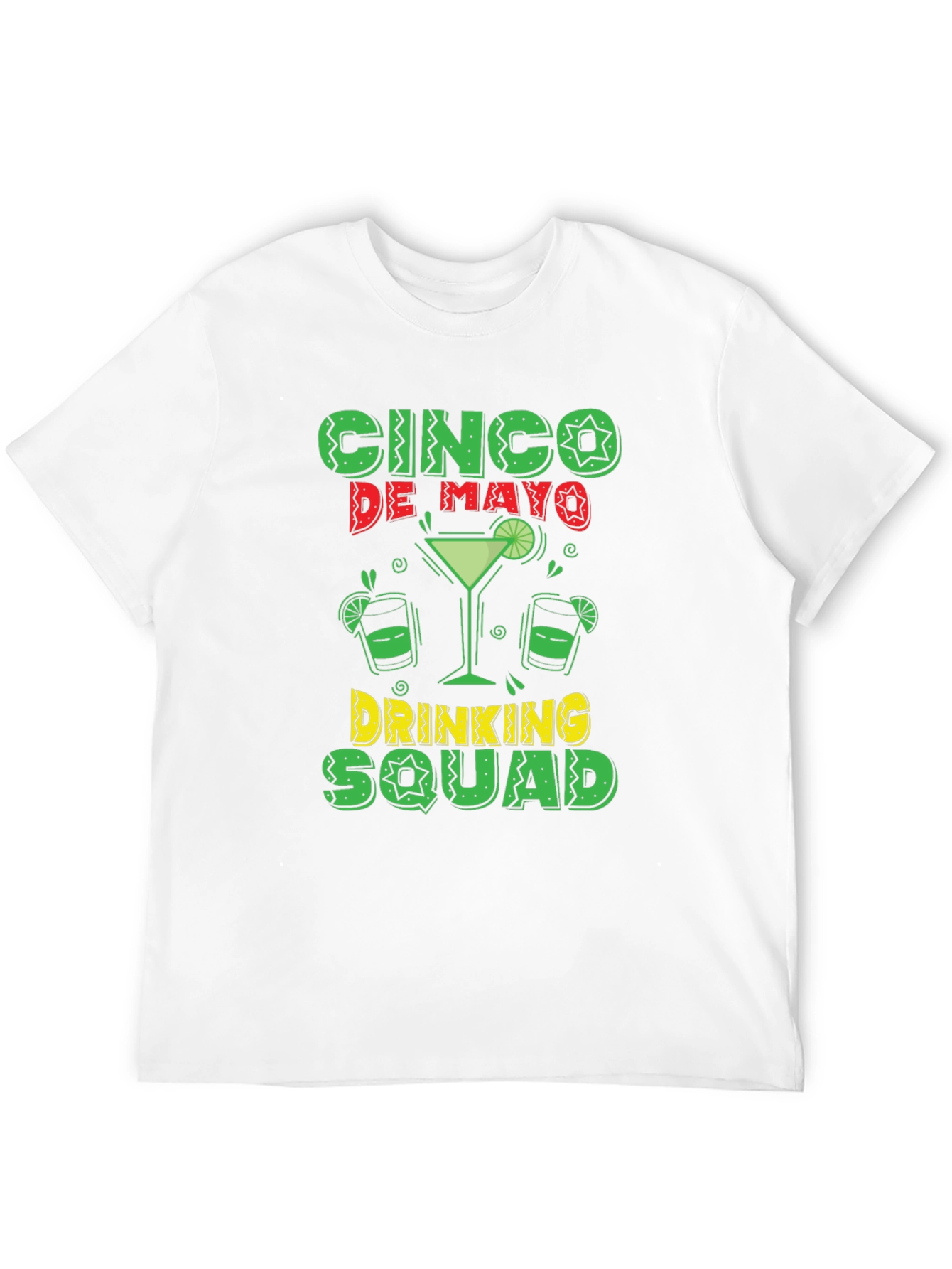 Cinco De Mayo Drinking Squad Black T-Shirt