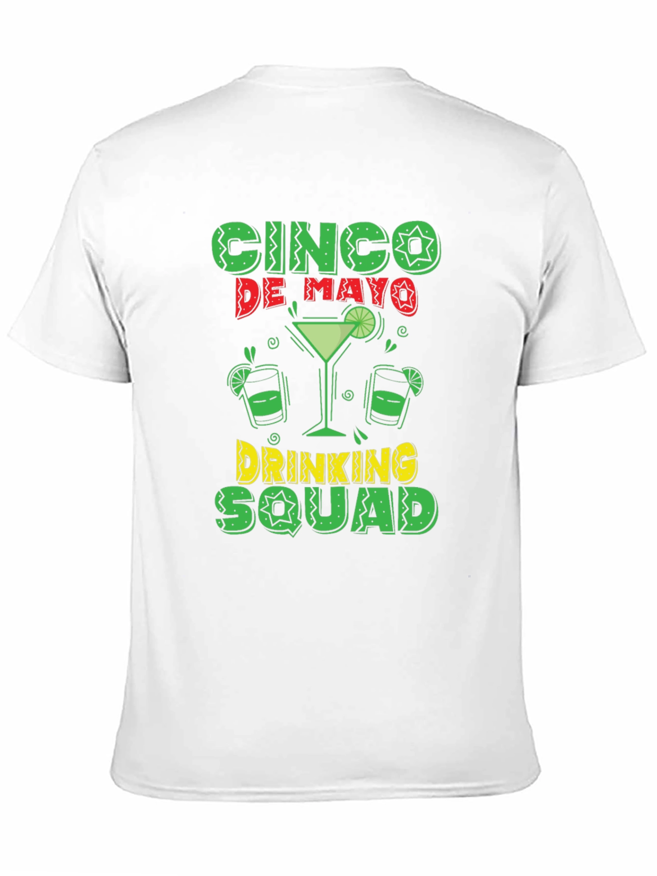 Cinco De Mayo Drinking Squad Black T-Shirt