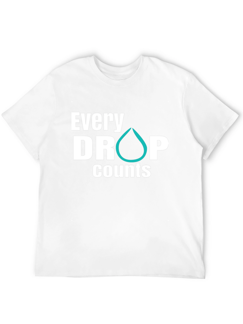 Every Drop Counts Graphic Tee - Black