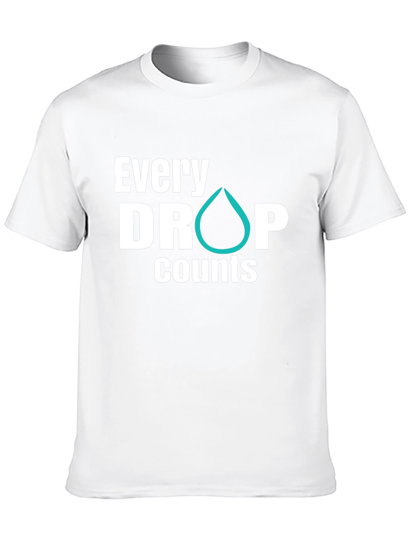 Every Drop Counts Graphic Tee - Black