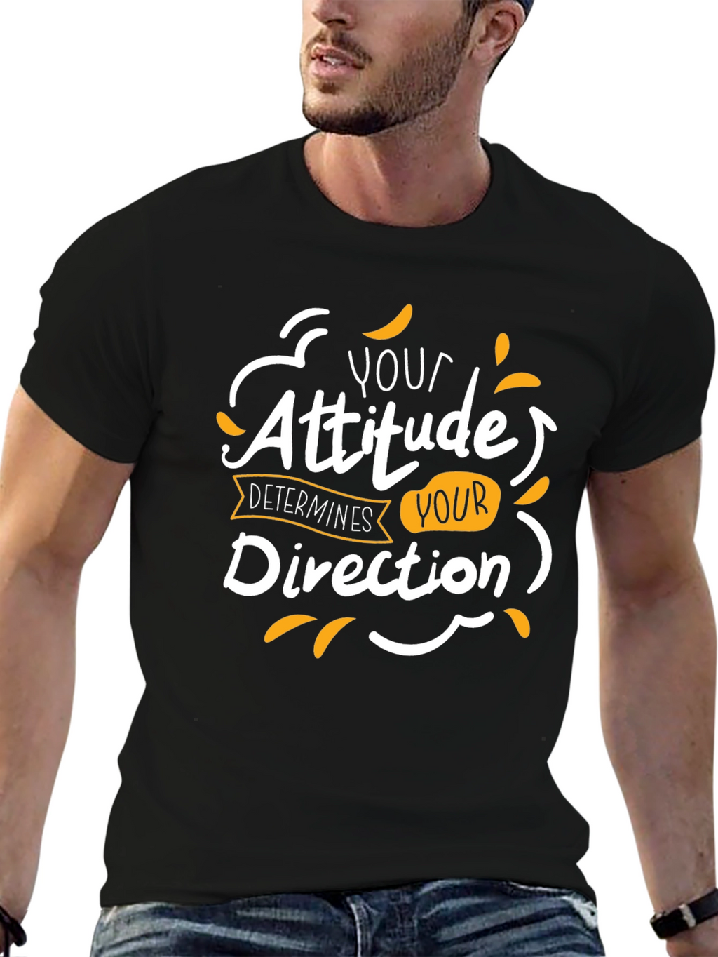 Attitude Determines Direction Graphic Tee