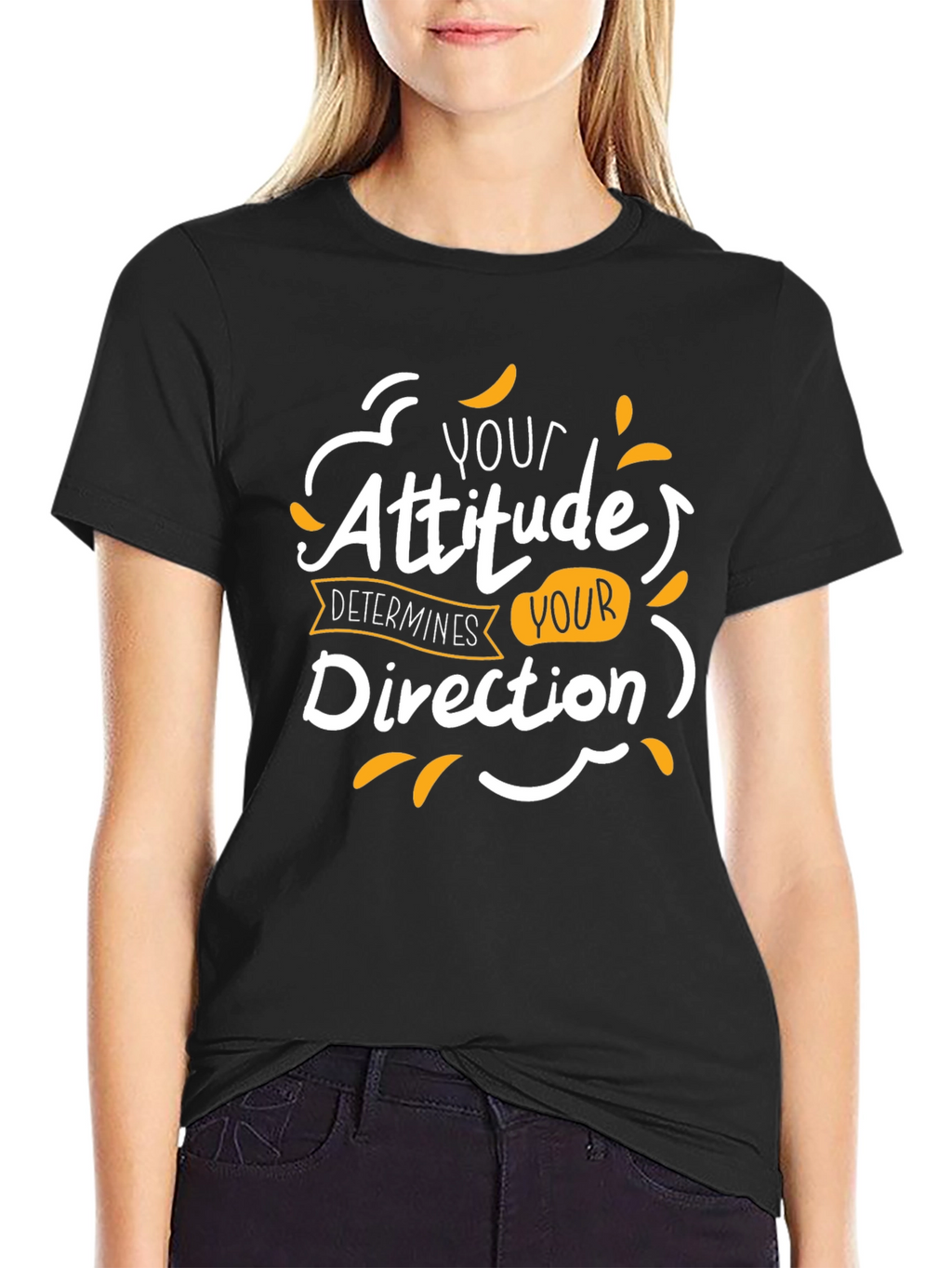 Attitude Determines Direction Graphic Tee