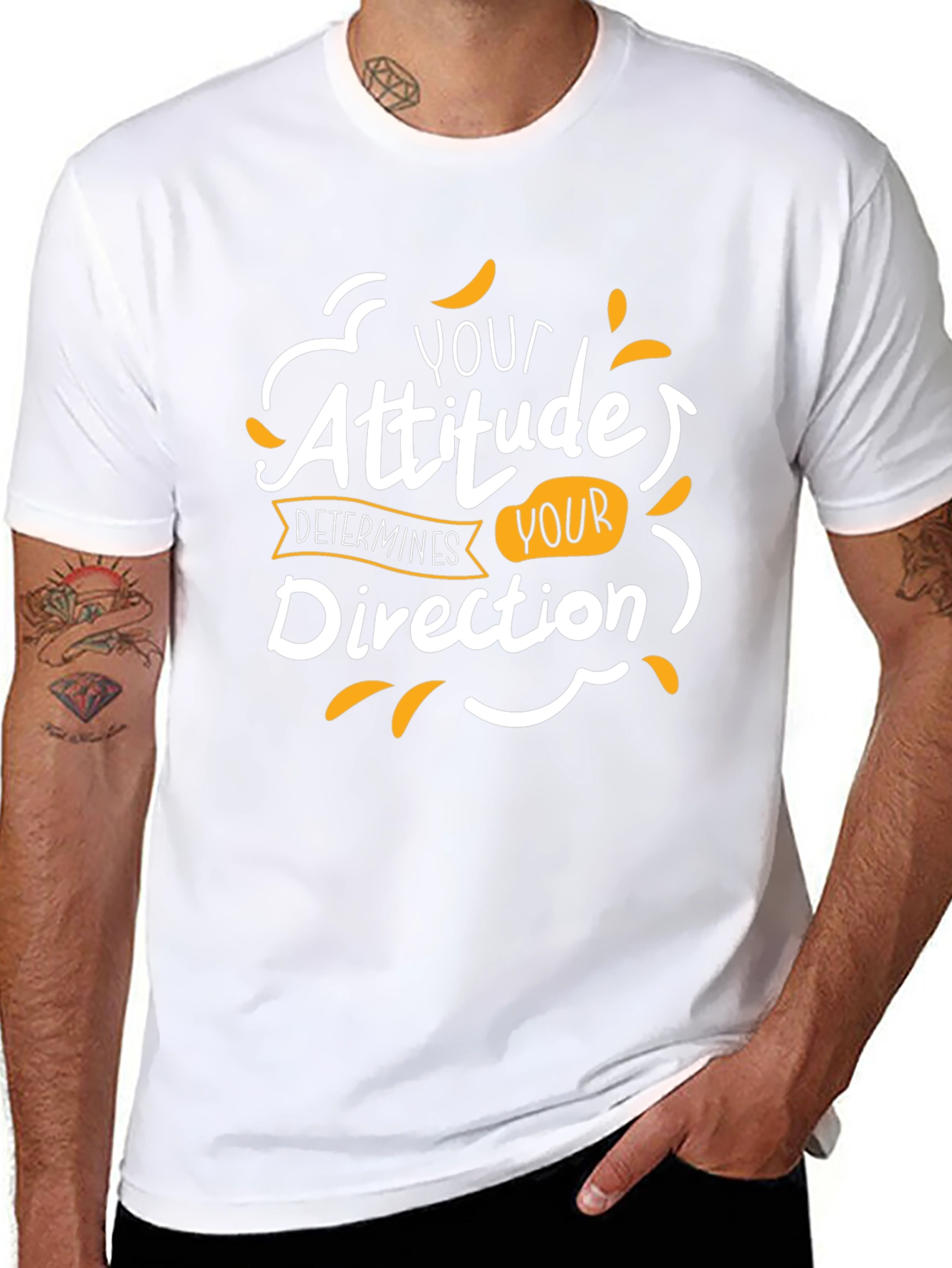 Attitude Determines Direction Graphic Tee