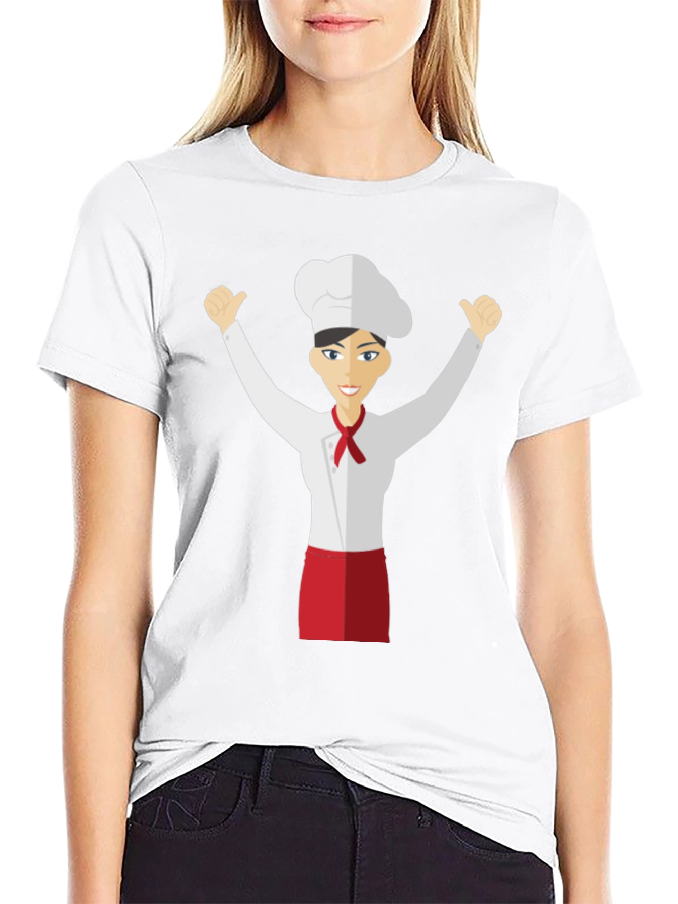 Chef Cartoon T-Shirt - Unisex Fashion