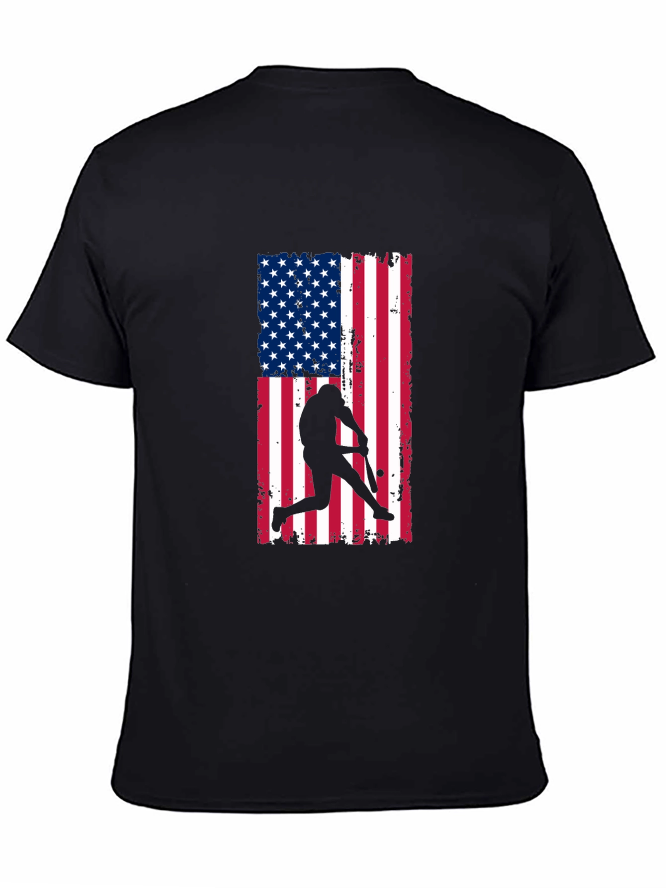 American Baseball Flag Graphic Tee
