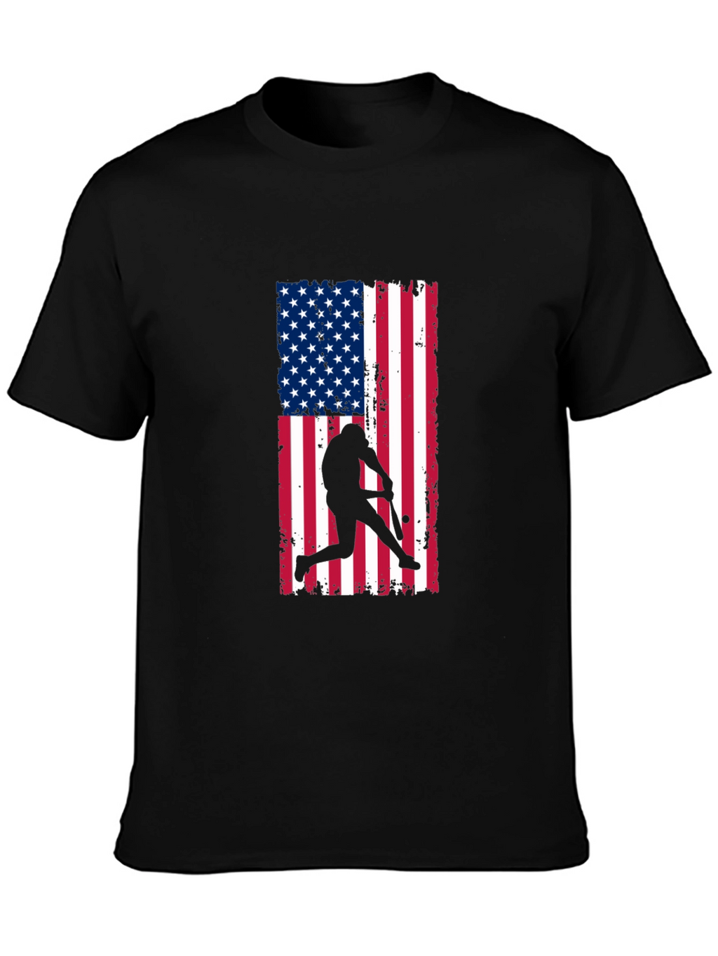 American Baseball Flag Graphic Tee