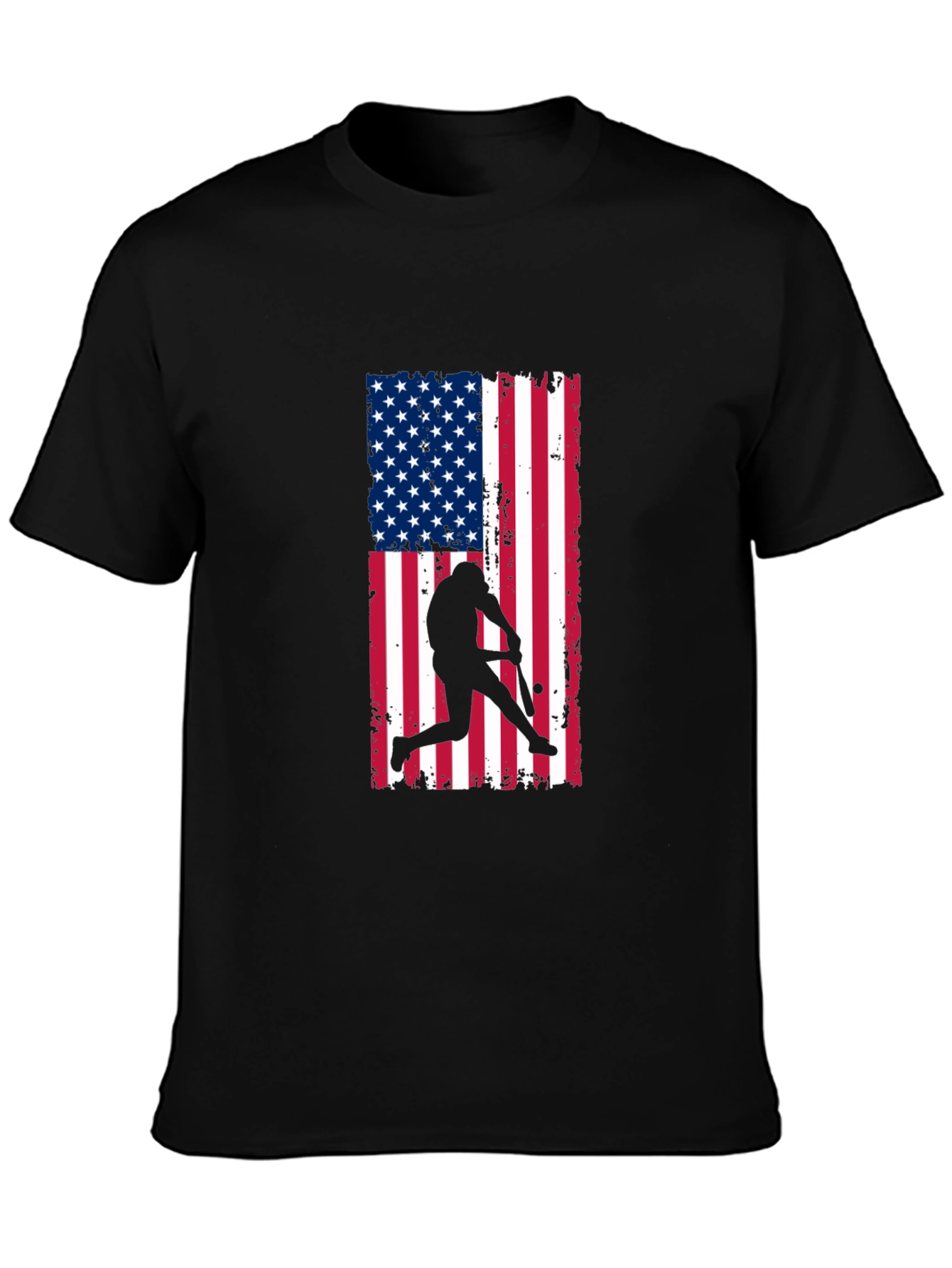 American Baseball Flag Graphic Tee