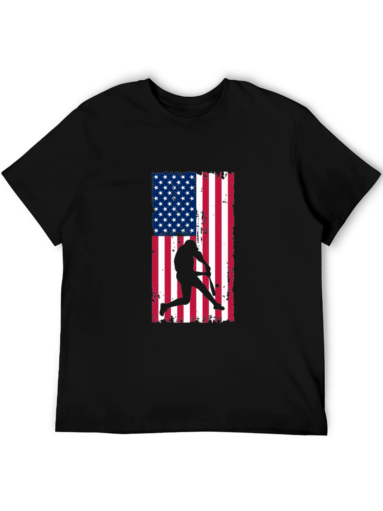 American Baseball Flag Graphic Tee