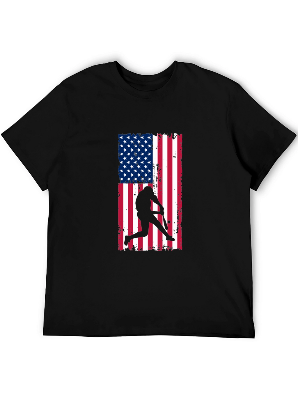 American Baseball Flag Graphic Tee