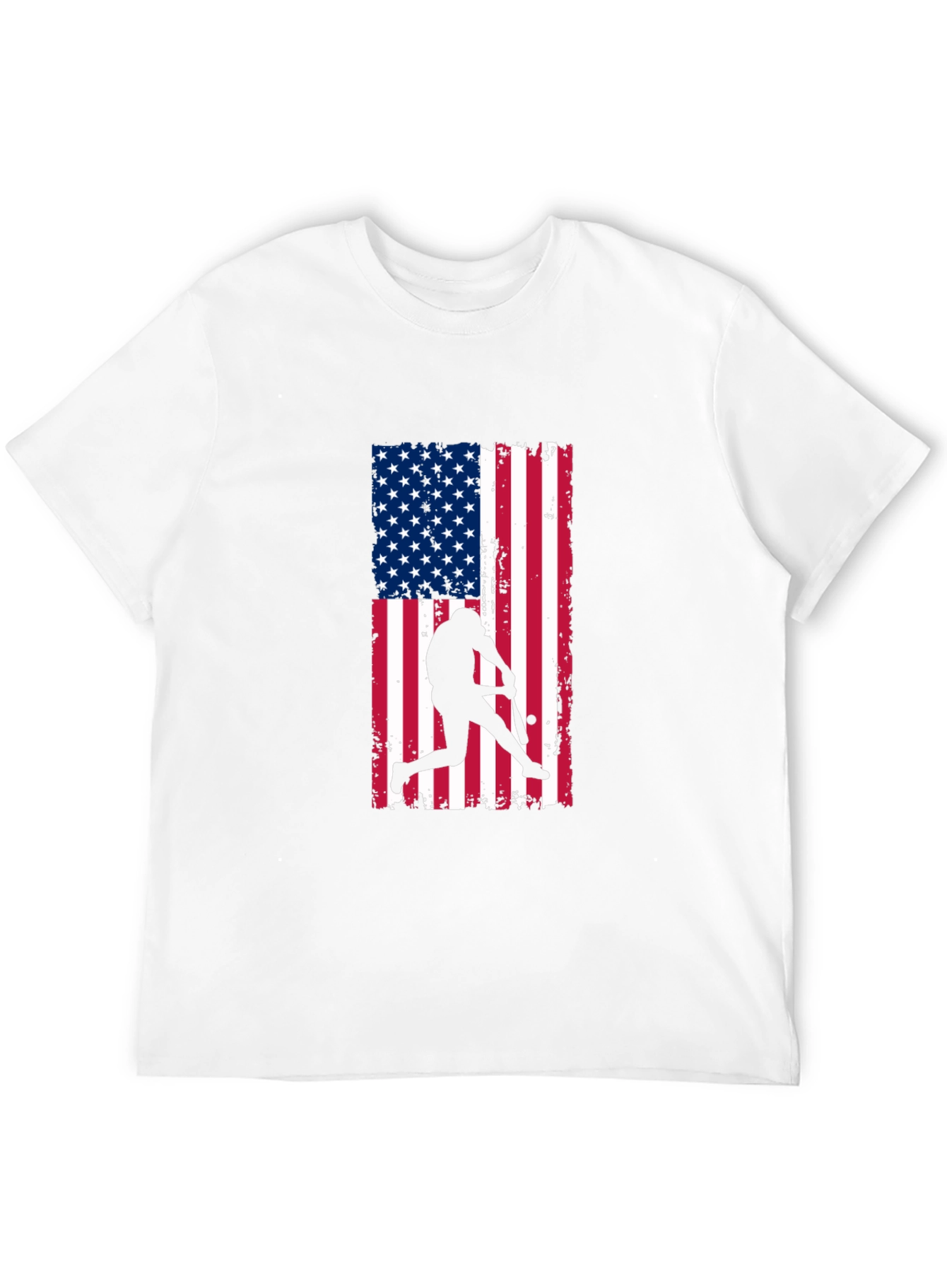 American Baseball Flag Graphic Tee