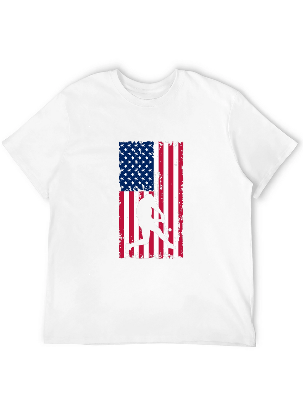 American Baseball Flag Graphic Tee