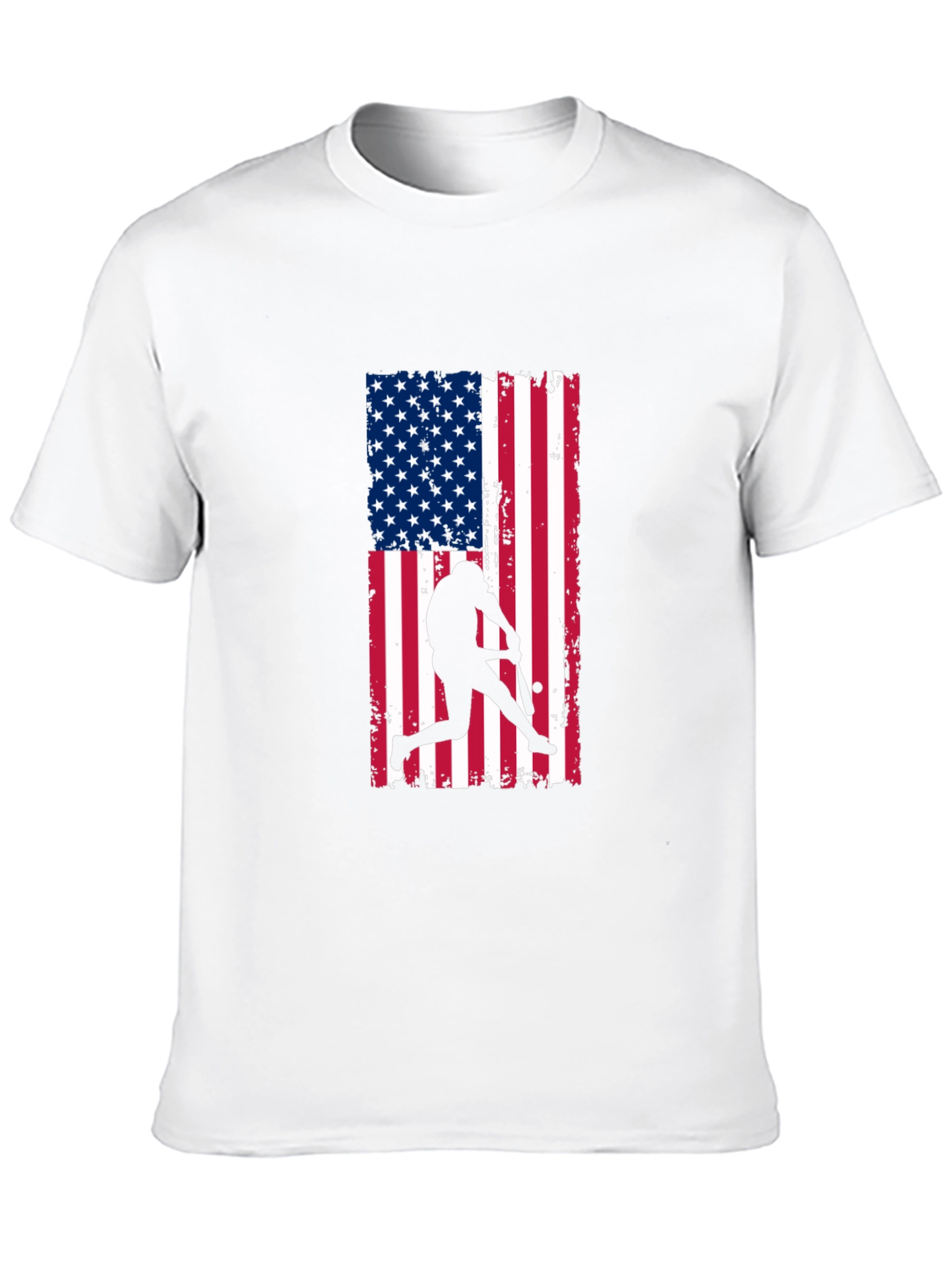 American Baseball Flag Graphic Tee