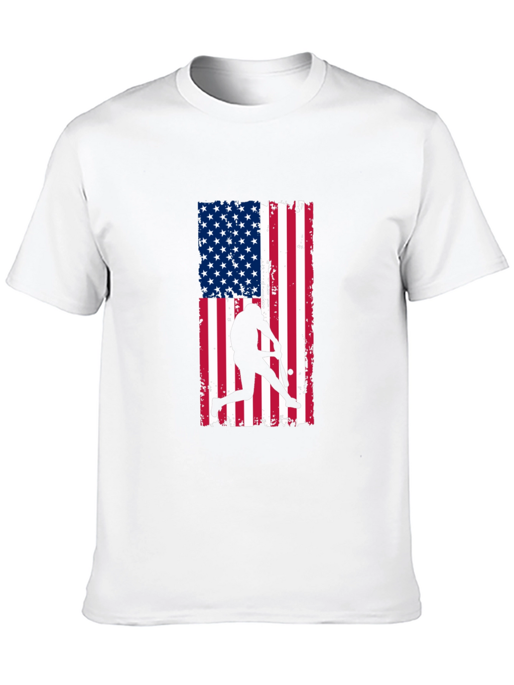 American Baseball Flag Graphic Tee