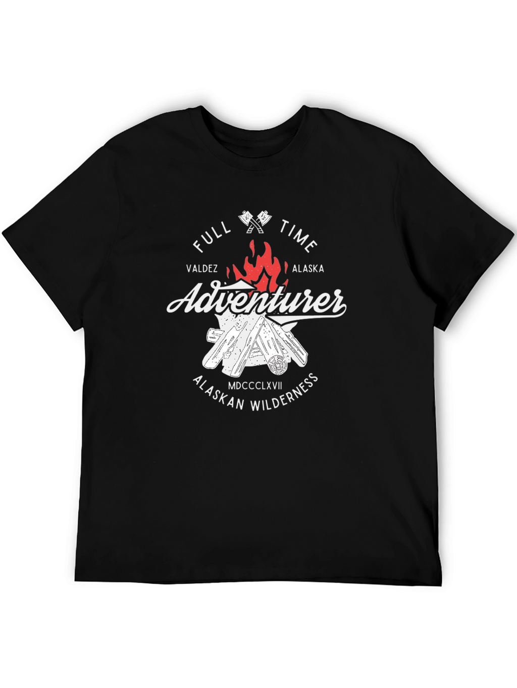 Adventurer Graphic Tee - Valdez Alaska Design