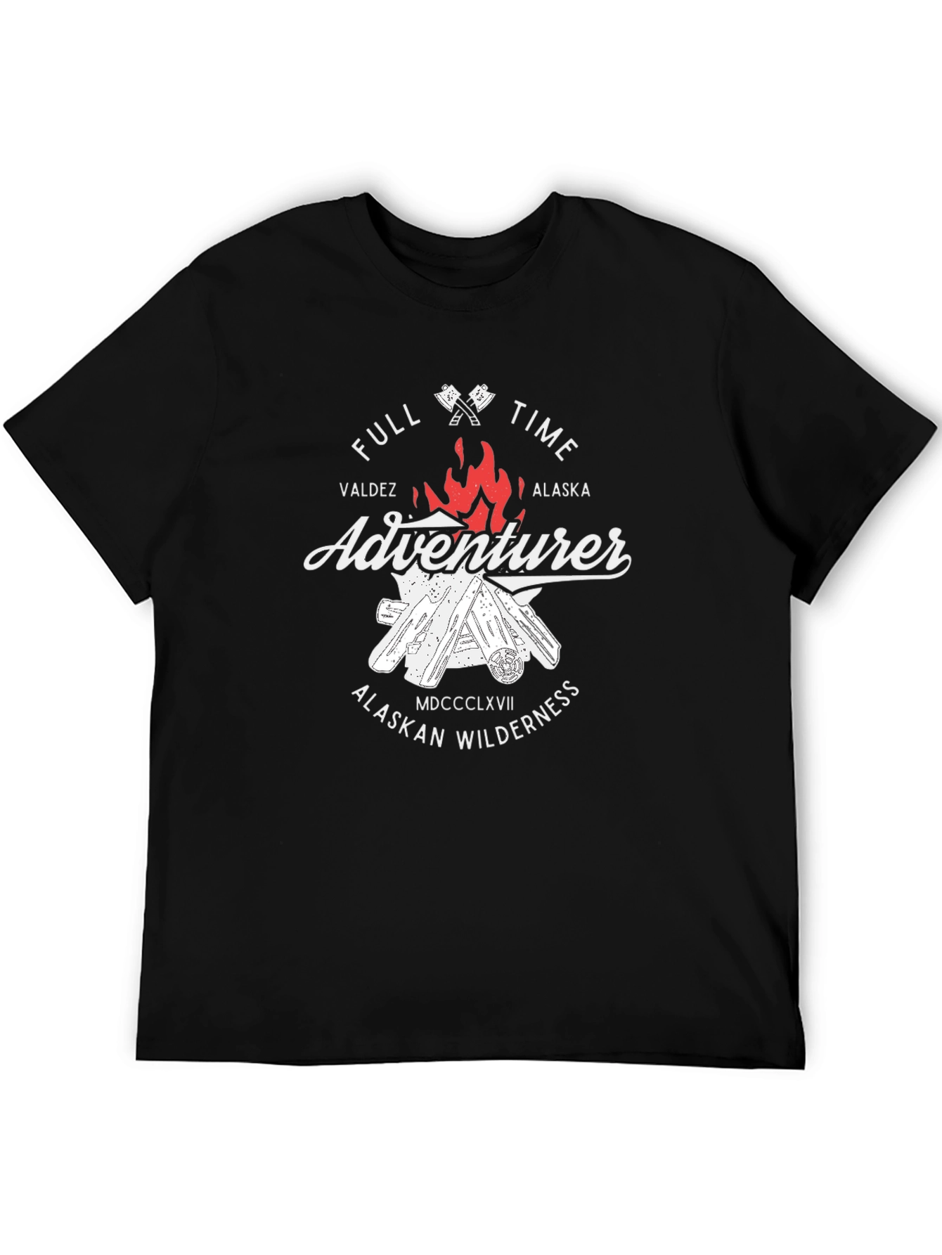 Adventurer Graphic Tee - Valdez Alaska Design