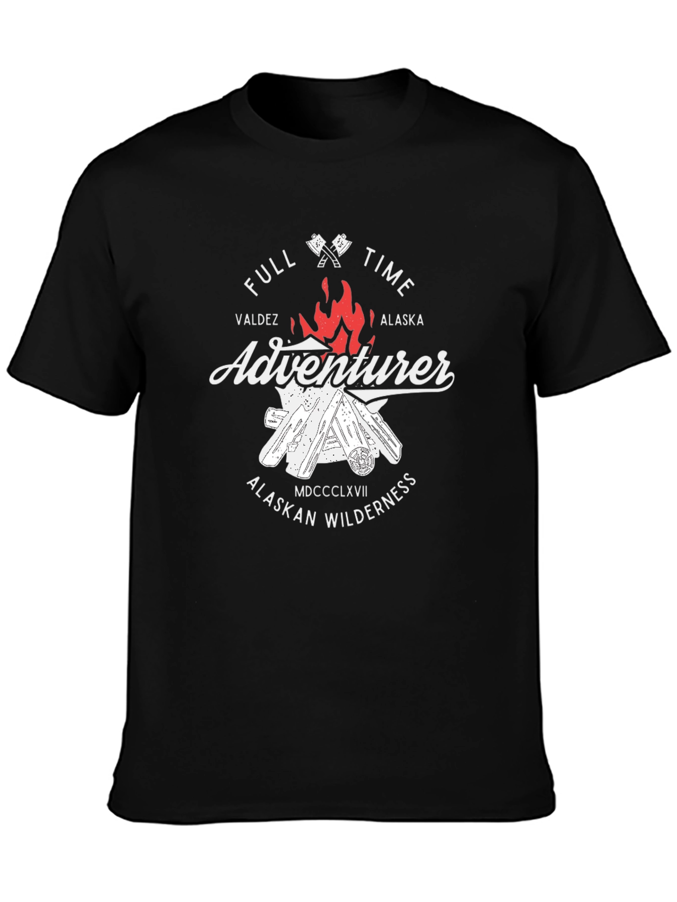 Adventurer Graphic Tee - Valdez Alaska Design