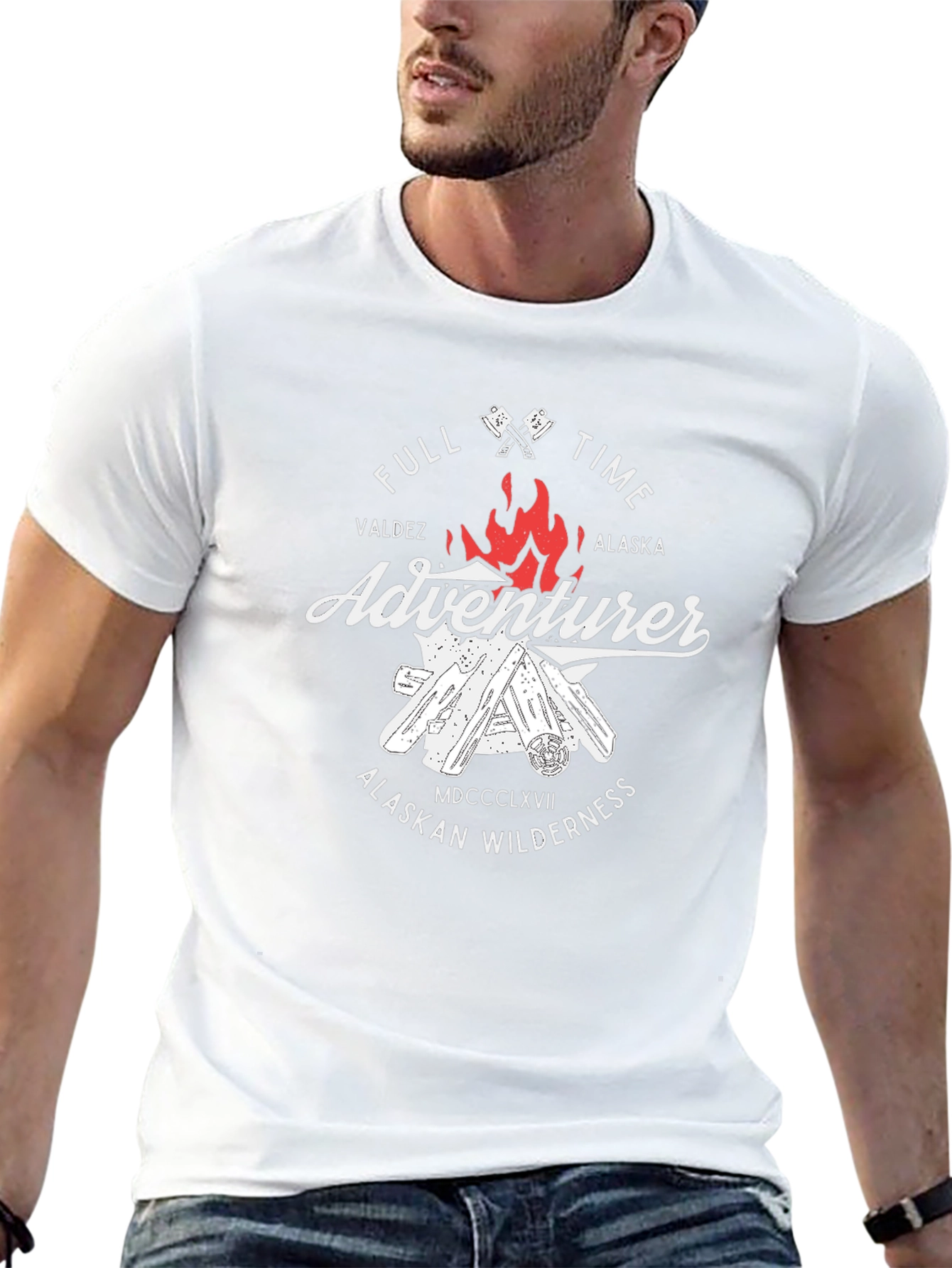 Adventurer Graphic Tee - Valdez Alaska Design
