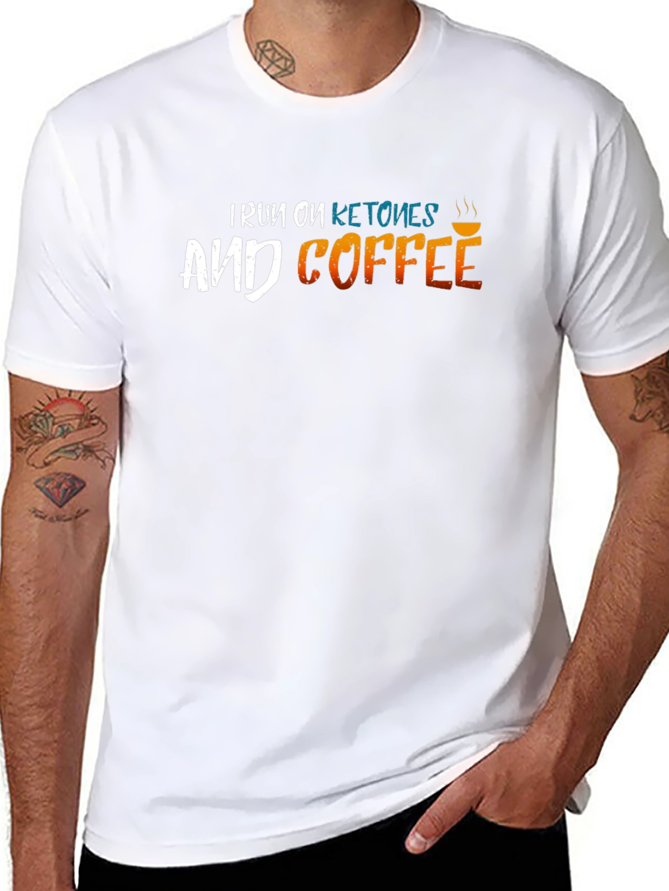 I Run on Ketones and Coffee Graphic Tee