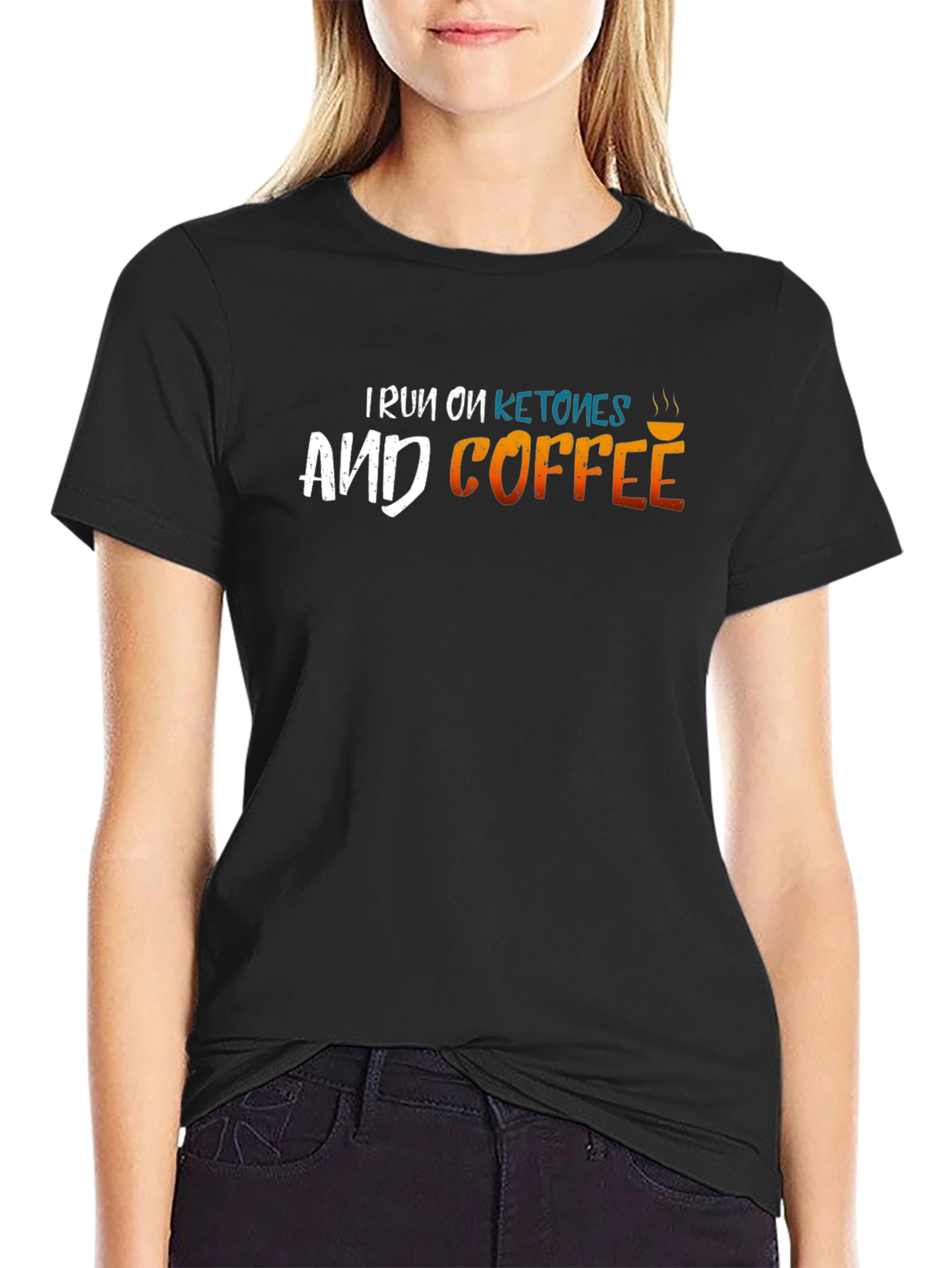 I Run on Ketones and Coffee Graphic Tee