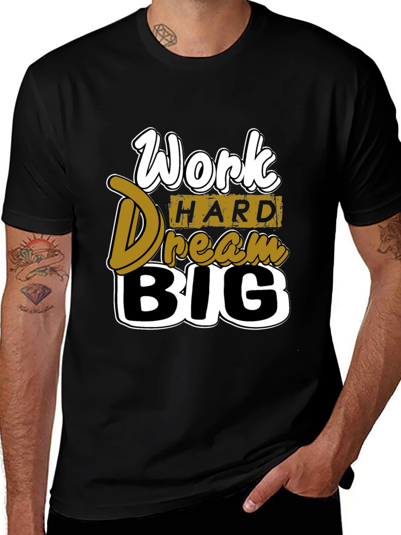 Work Hard Dream Big Graphic Tee