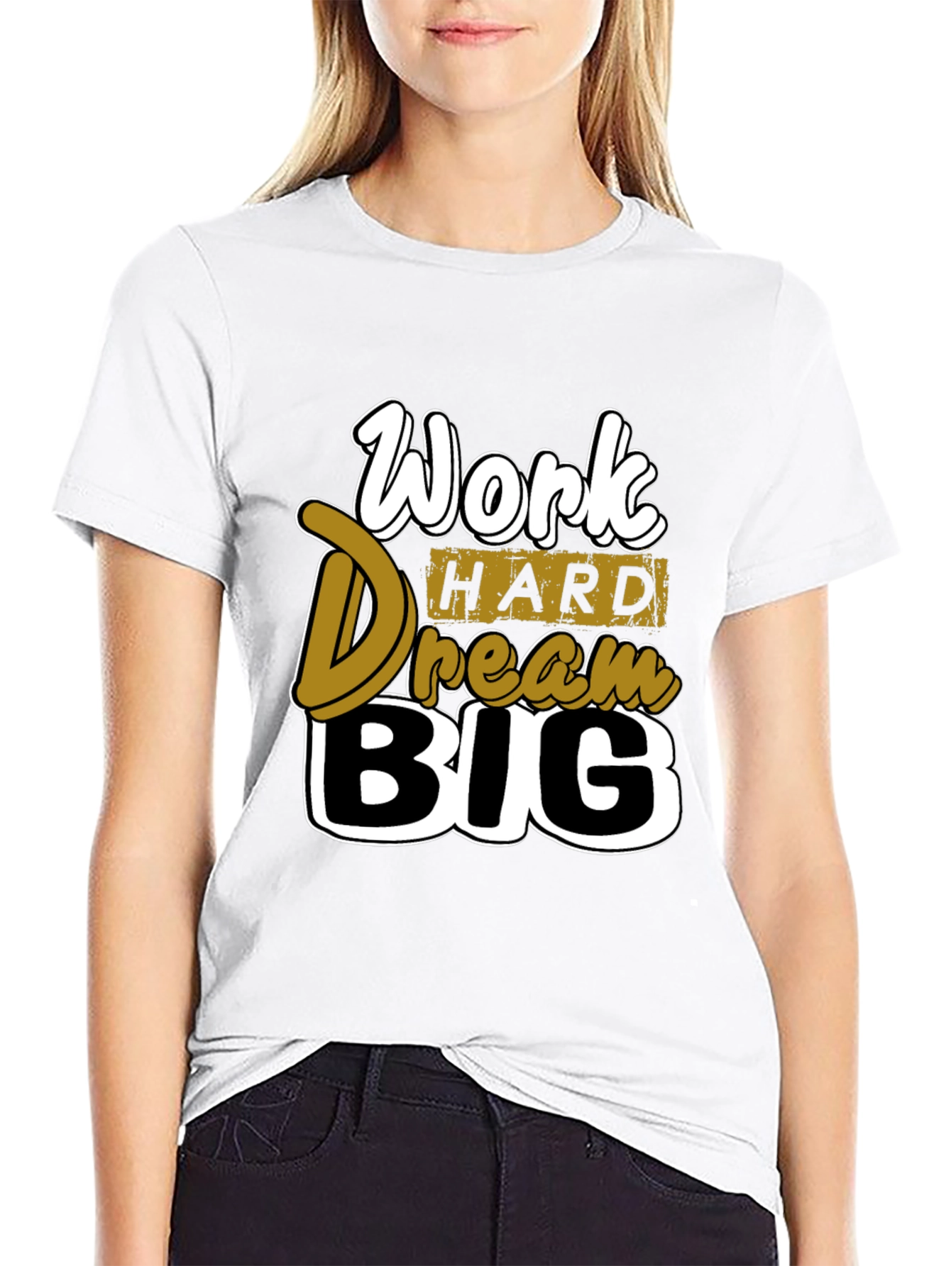 Work Hard Dream Big Graphic Tee