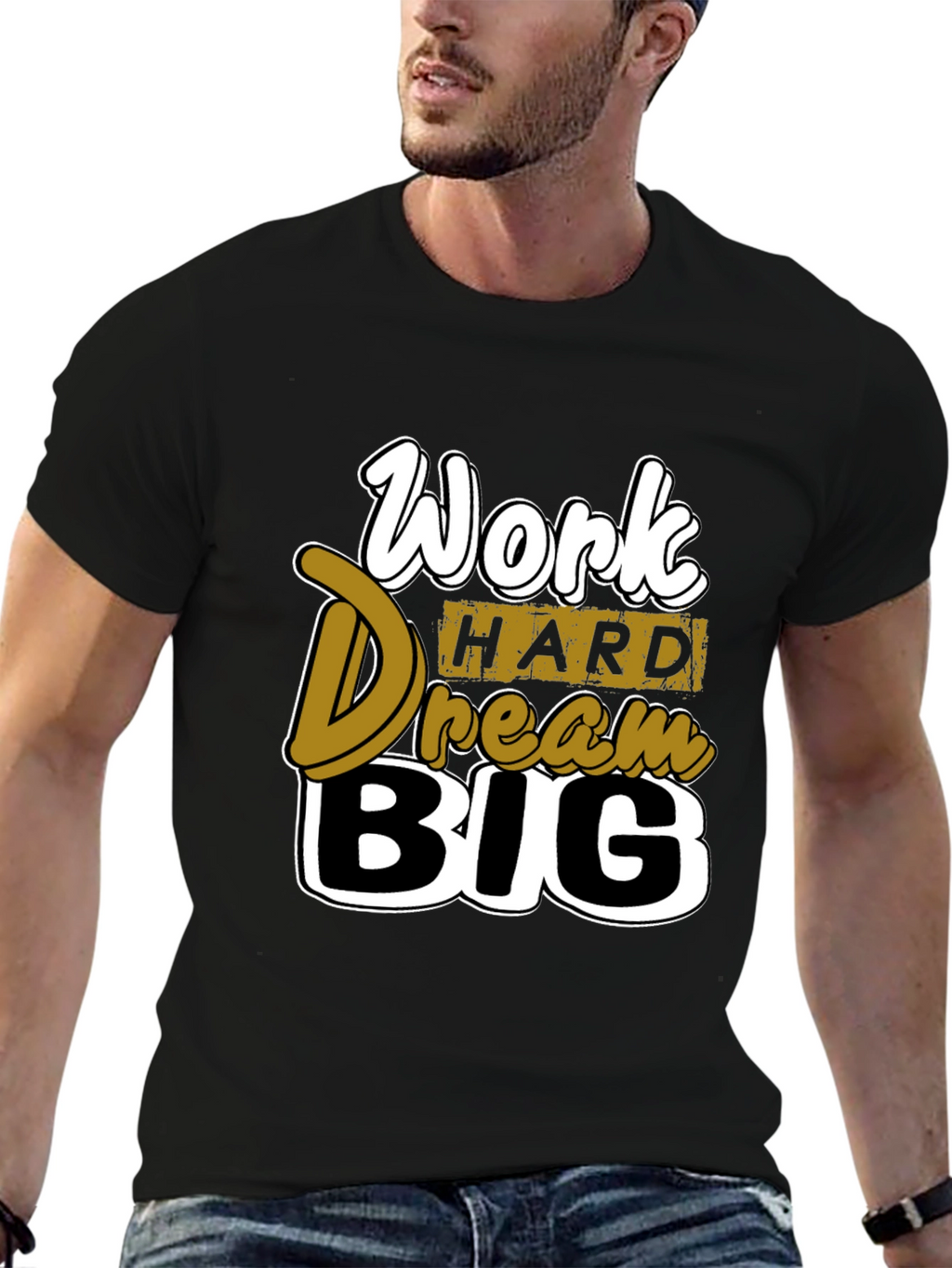 Work Hard Dream Big Graphic Tee
