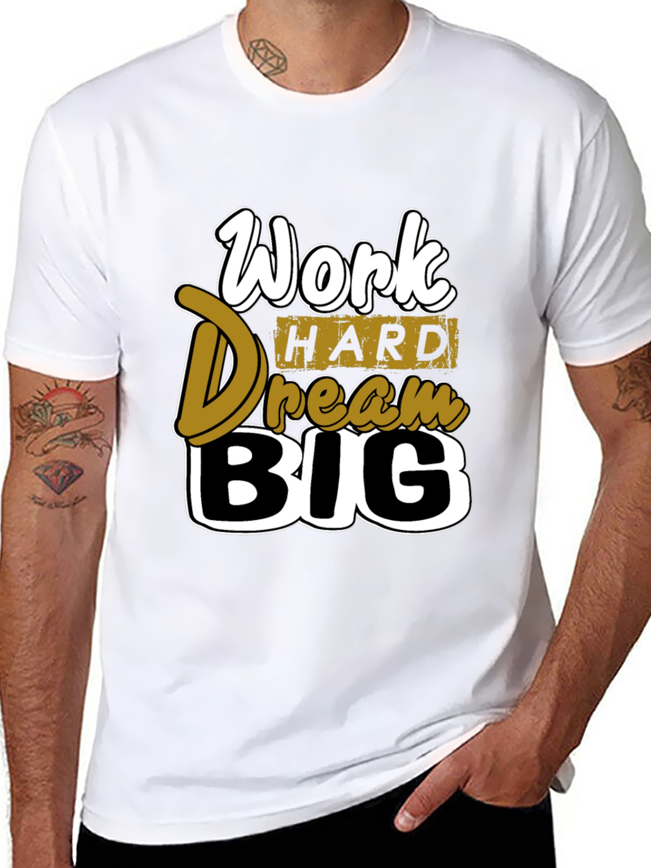 Work Hard Dream Big Graphic Tee