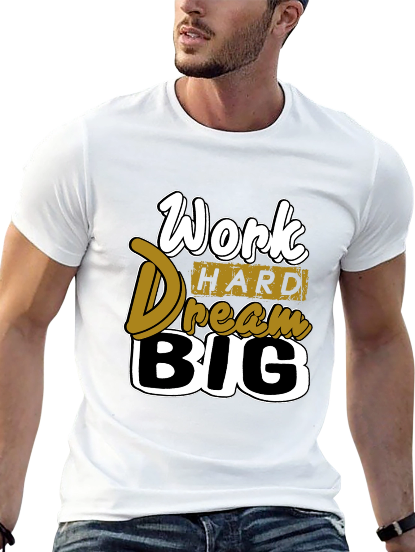 Work Hard Dream Big Graphic Tee