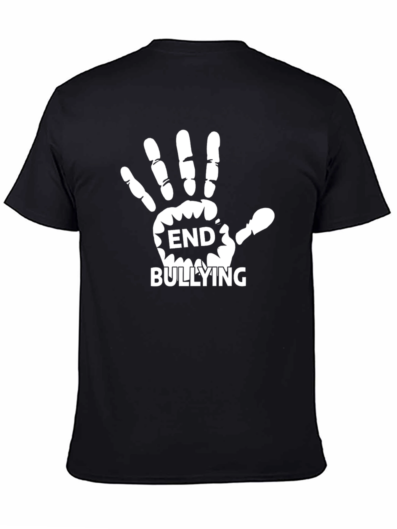 End Bullying Hand Print Graphic Tee