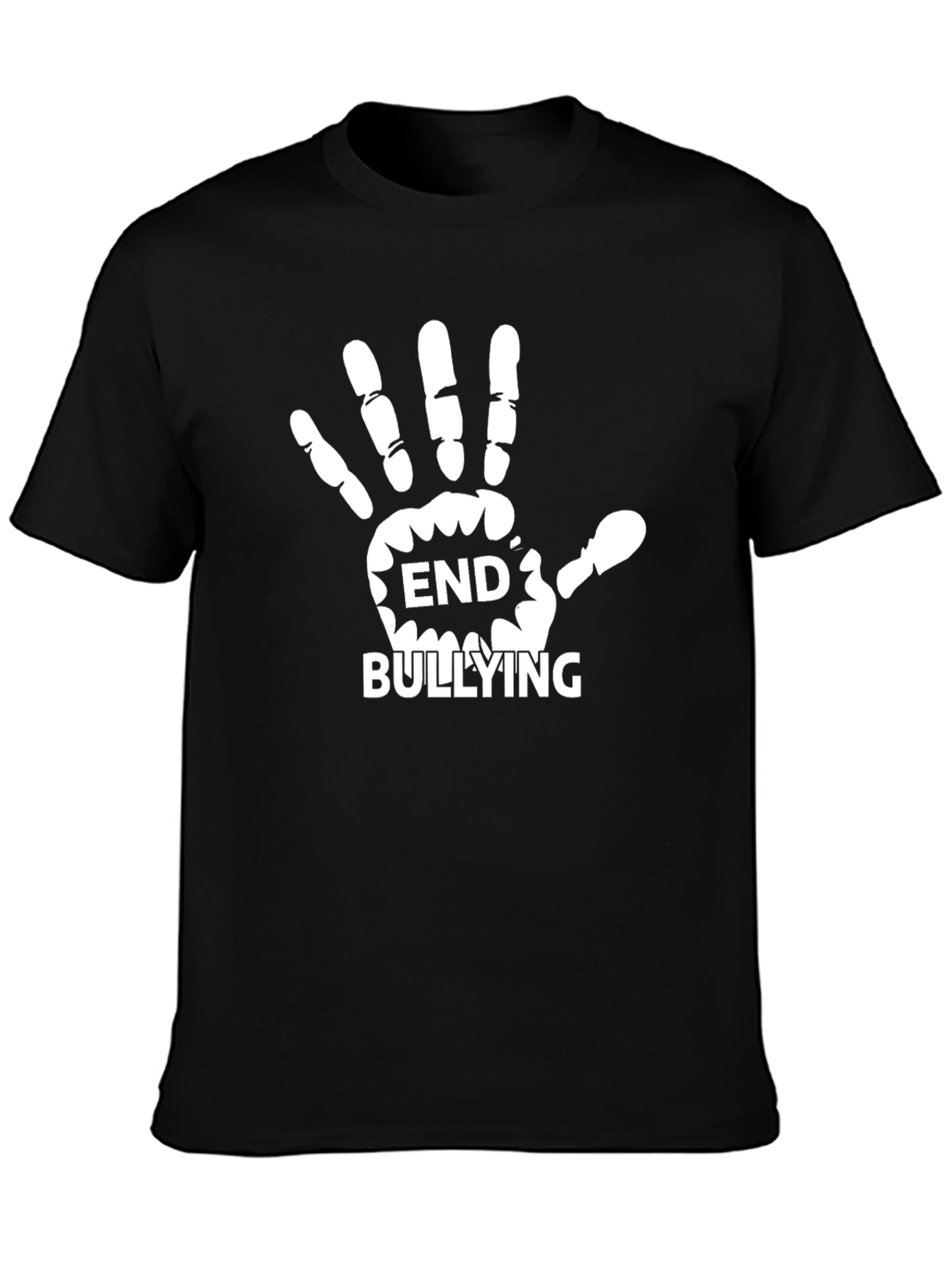 End Bullying Hand Print Graphic Tee