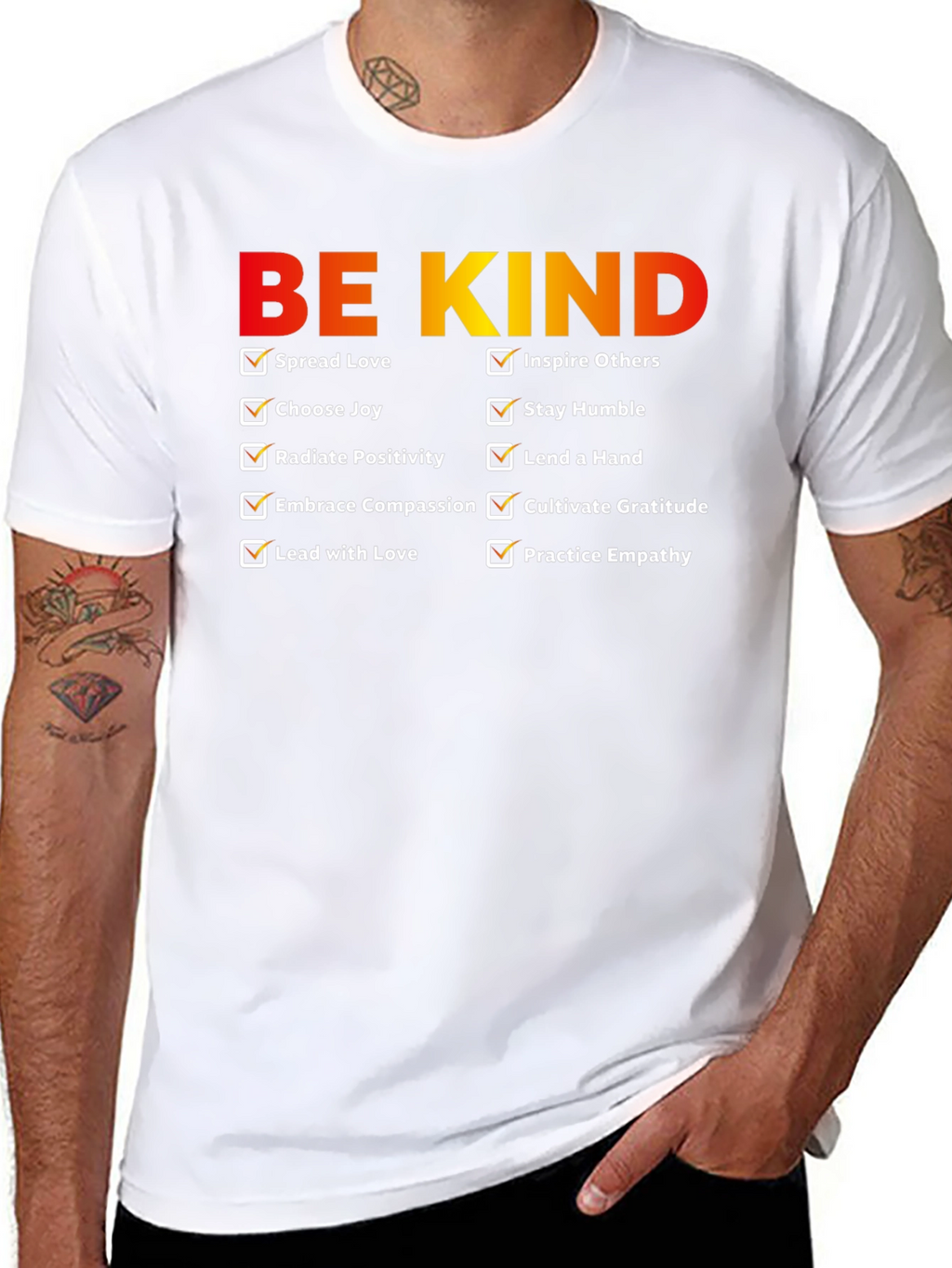 Be Kind Checklist Graphic T-Shirt